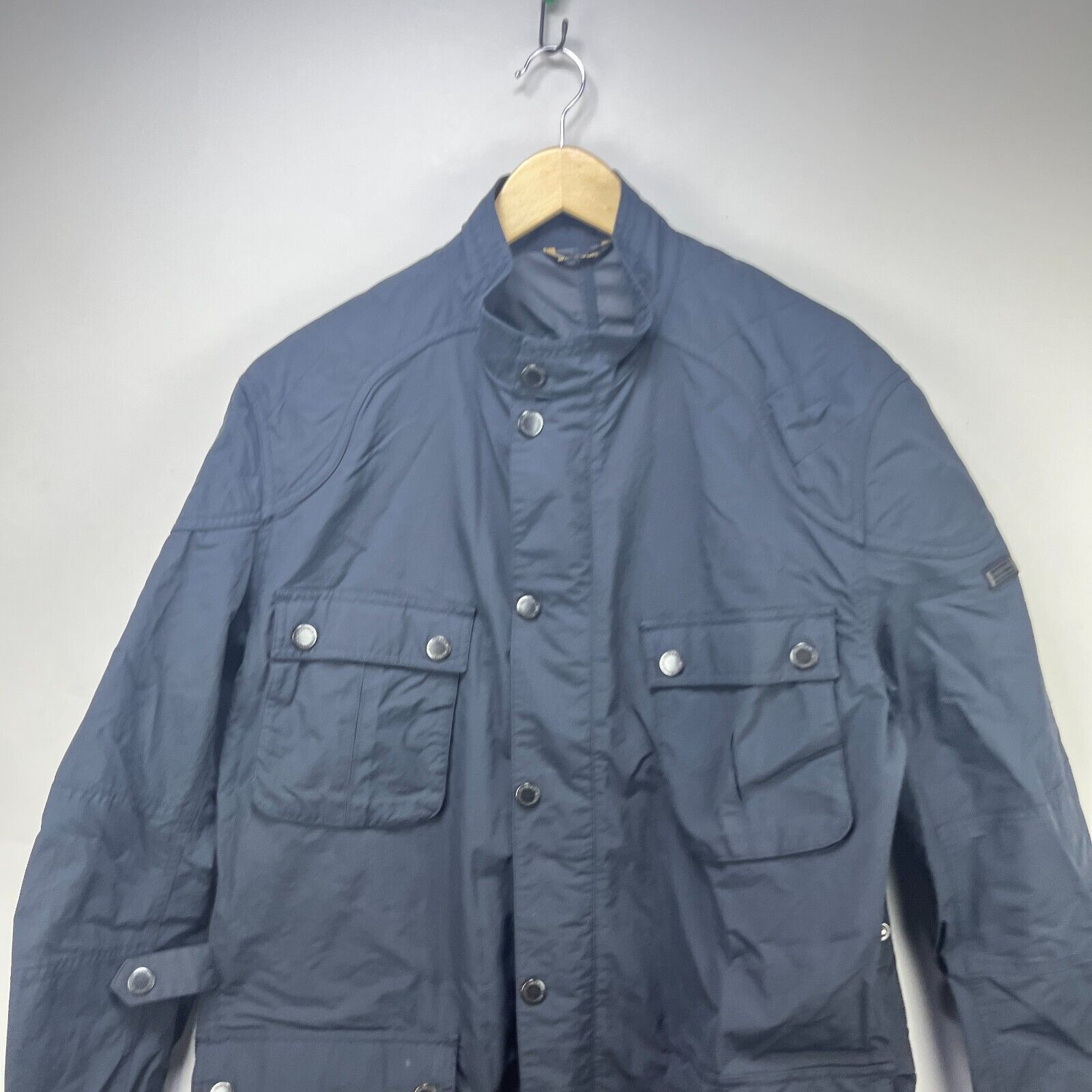 Barbour × Vintage Barbour International Guard Casual Biker Jacket XL Parka Size US XL / EU 56 / 4 - 2 Thumbnail