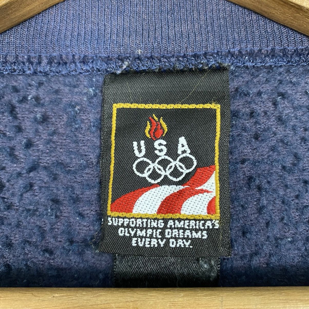 Vintage 📌Vintage Sweatshirt Sportswear Olympic Embroidery Size US M / EU 48-50 / 2 - 14 Thumbnail