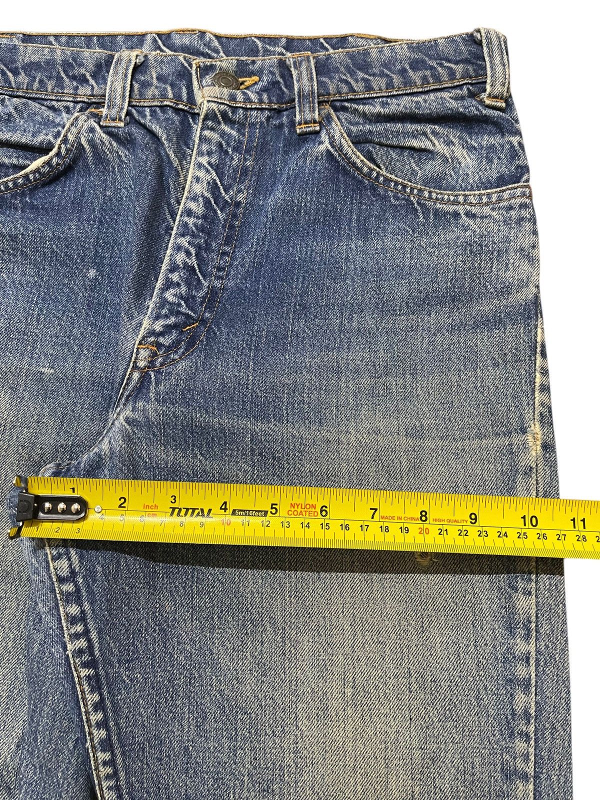 Levi's Crazy Vintage 70s Levis Orange Tab E #23 Bootcut Wide Leg Size US 30 / EU 46 - 15 Thumbnail