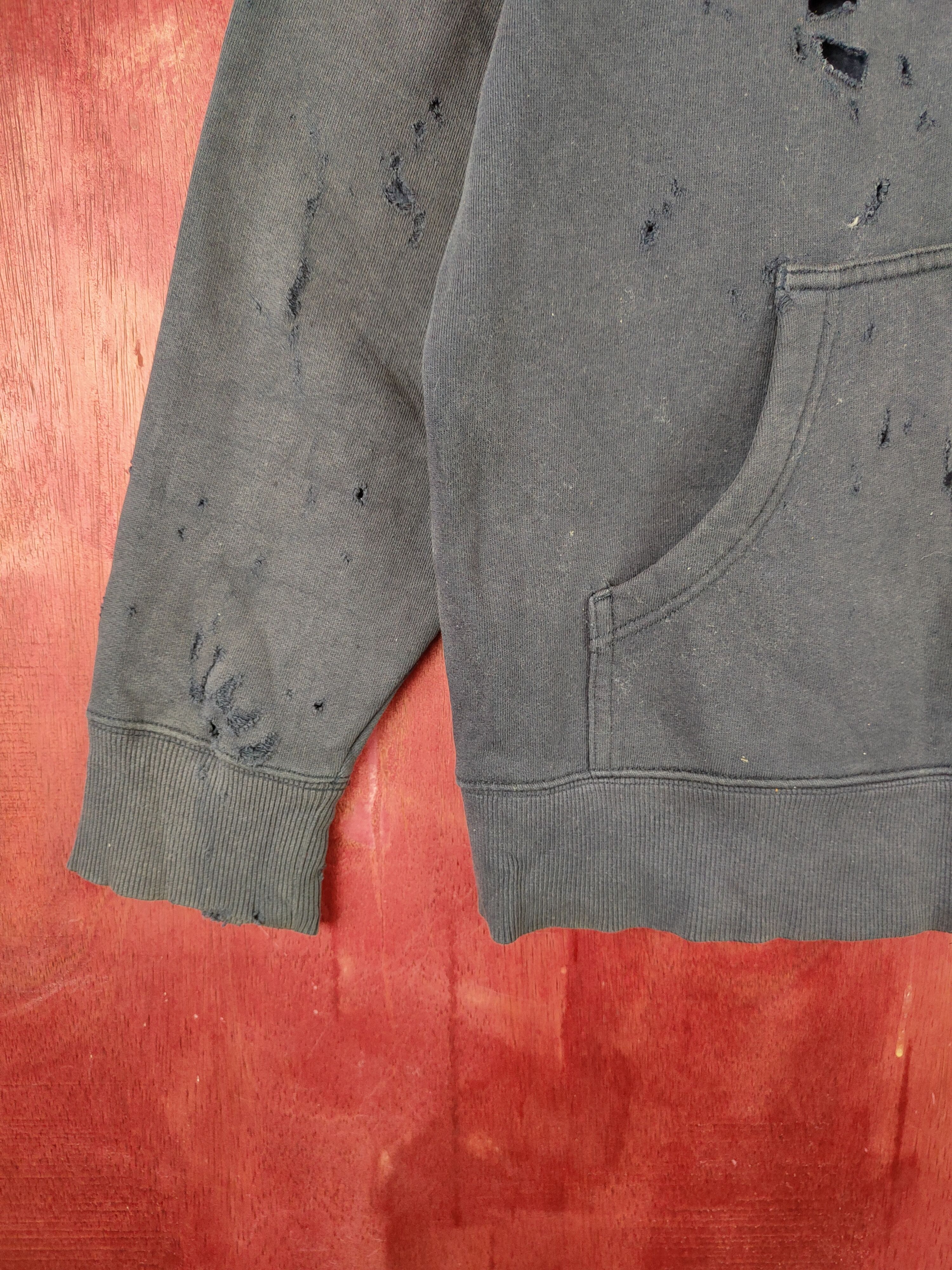 The North Face The North Face ripped distressed Faded Hoodie #S2129DL Size US M / EU 48-50 / 2 - 9 Thumbnail
