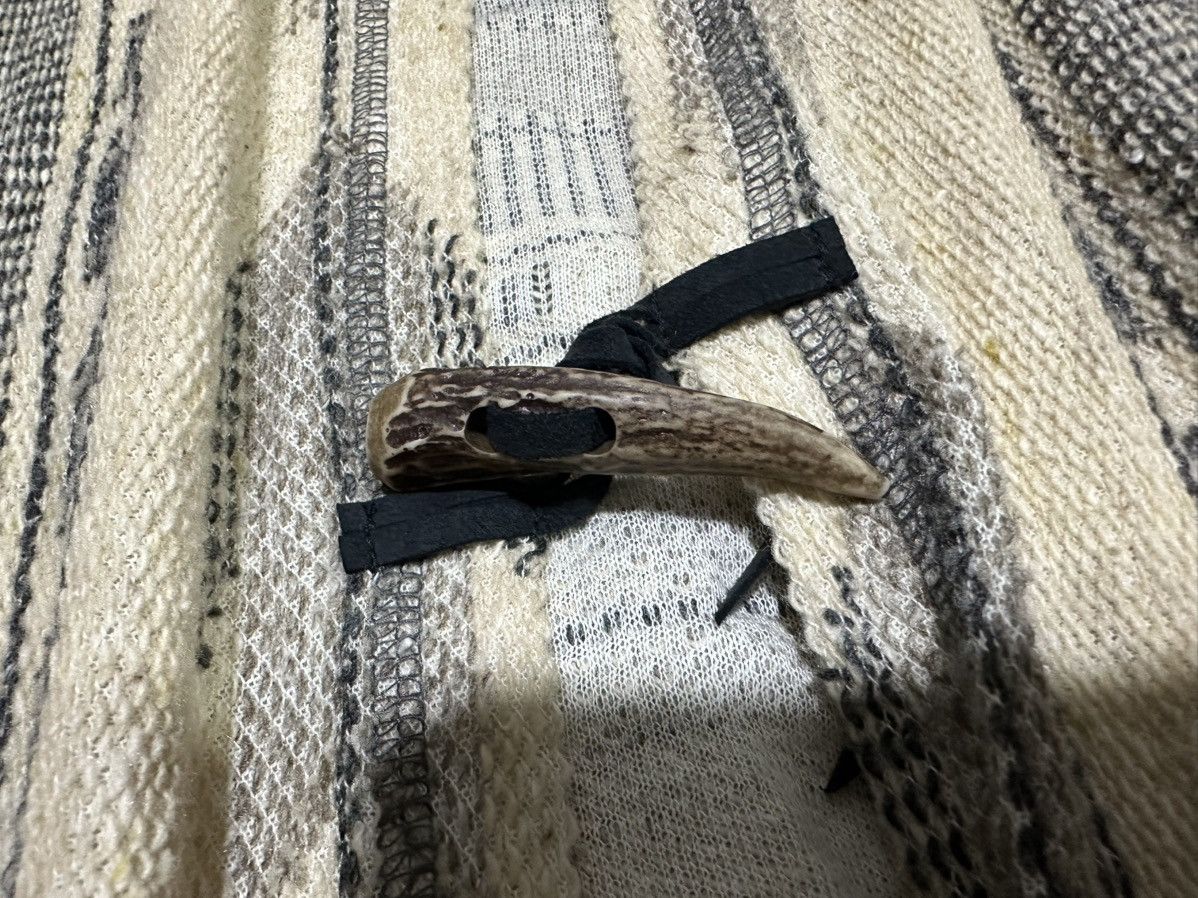 GOA 🔥Y2K Archived Goa Stole Fringed Ethnic Capes Frayed Scarf Size US XL / EU 56 / 4 - 9 Thumbnail