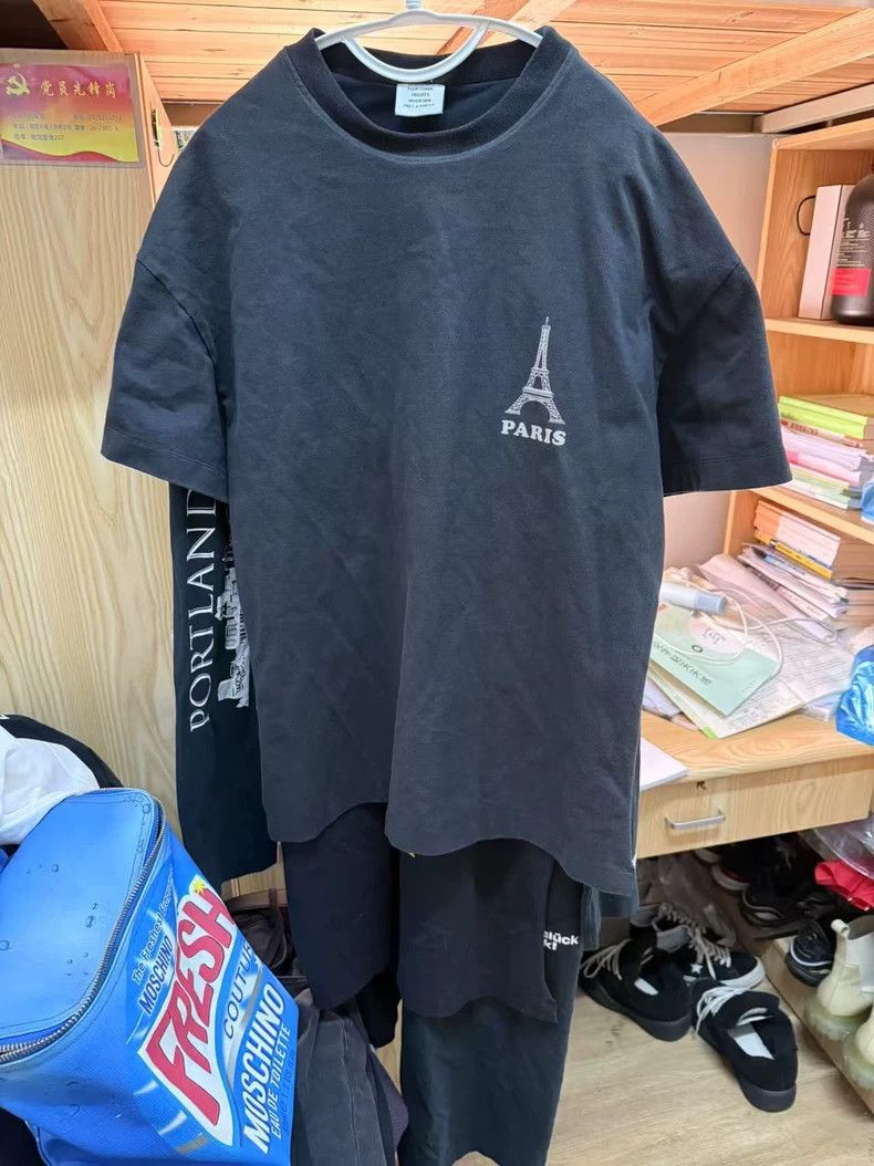 Vetements Vetements Fake Three-Piece Patchwork Trendy Short Sleeve Size US XS / EU 42 / 0 - 1 Thumbnail