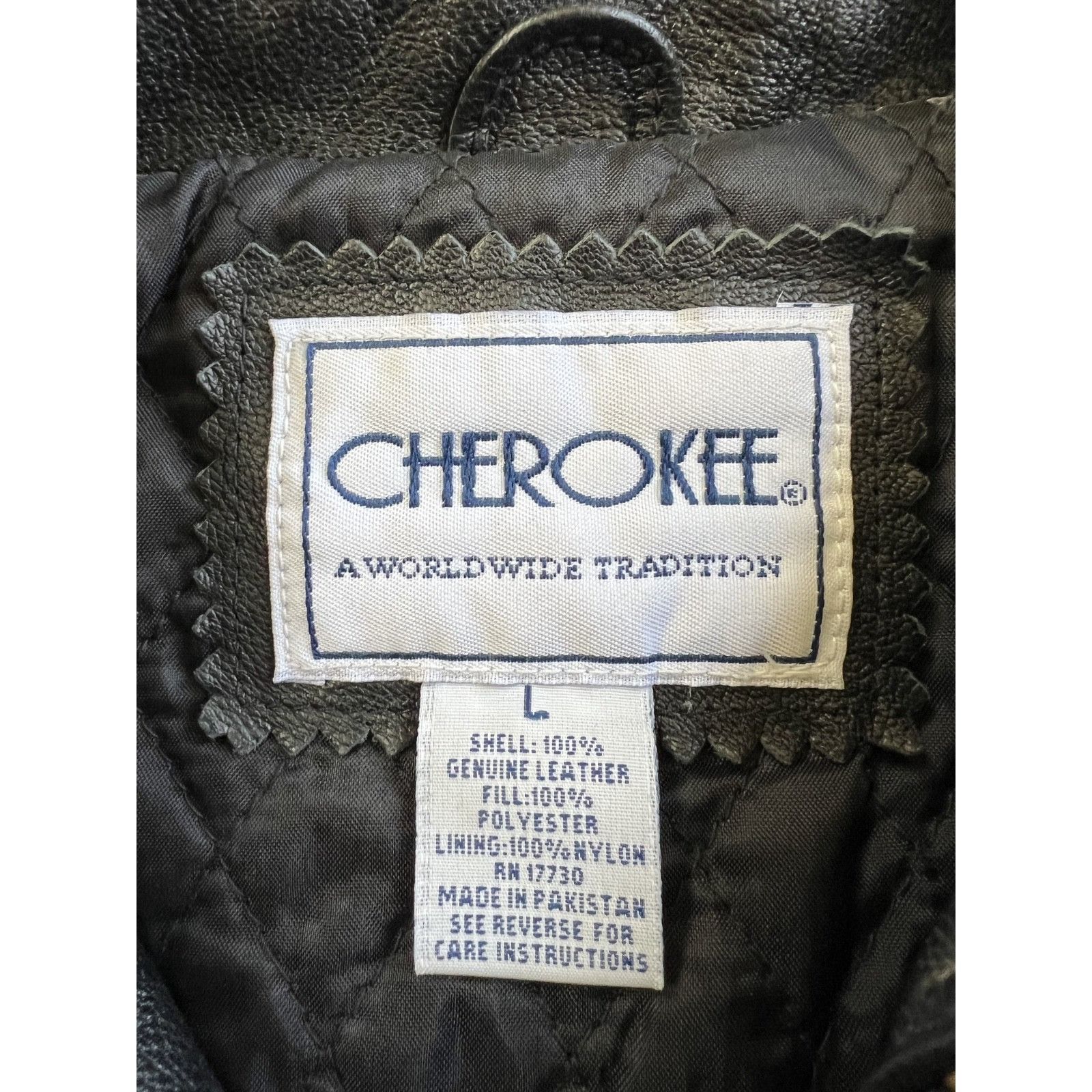 Cherokee Vintage Cherokee Black Leather Jacket Women's Size Large Y2K Size L / US 10 / IT 46 - 4 Thumbnail