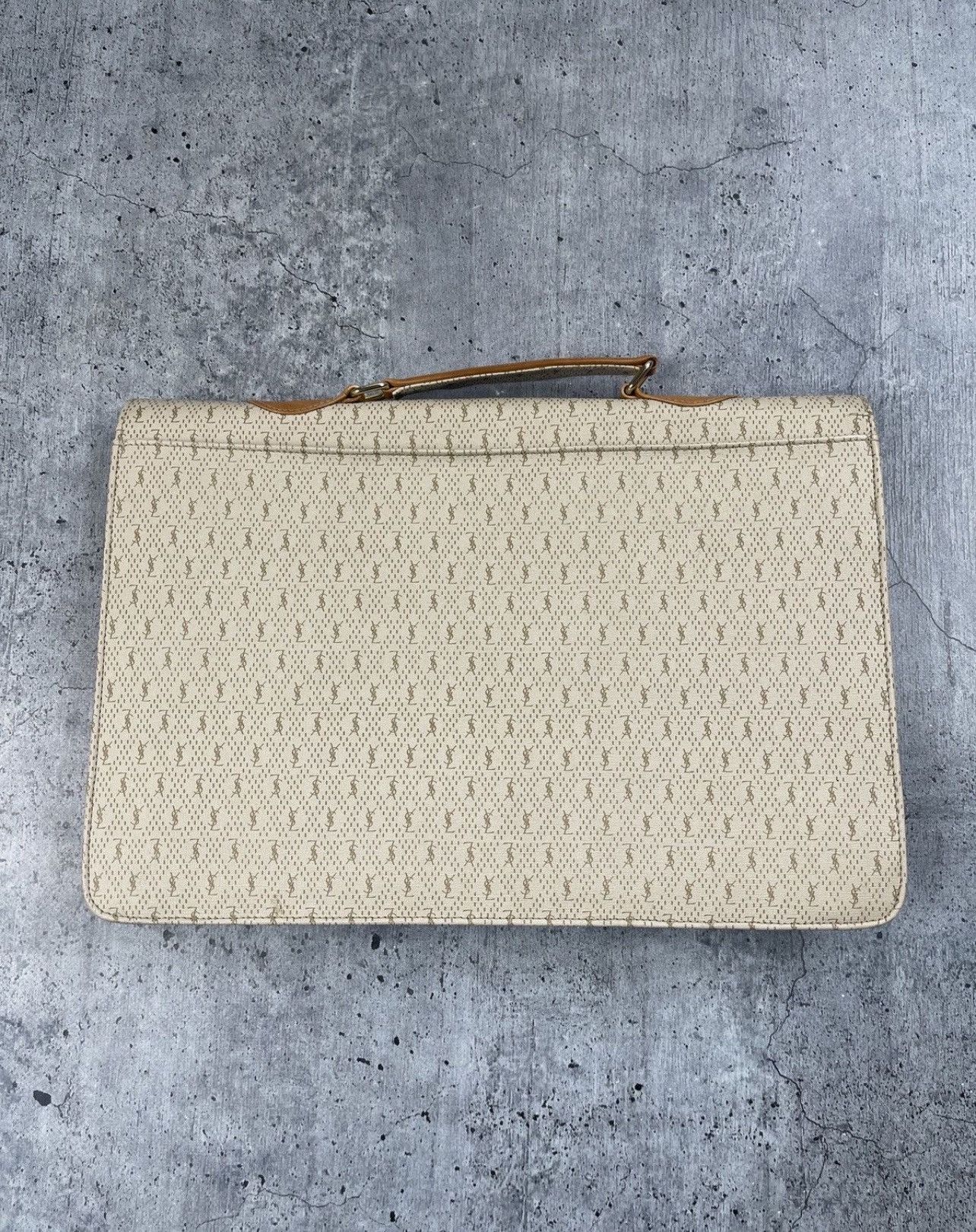 Vintage × Yves Saint Laurent Yves Saint Laurent bag hand/Document holder 80s Size ONE SIZE - 8 Thumbnail