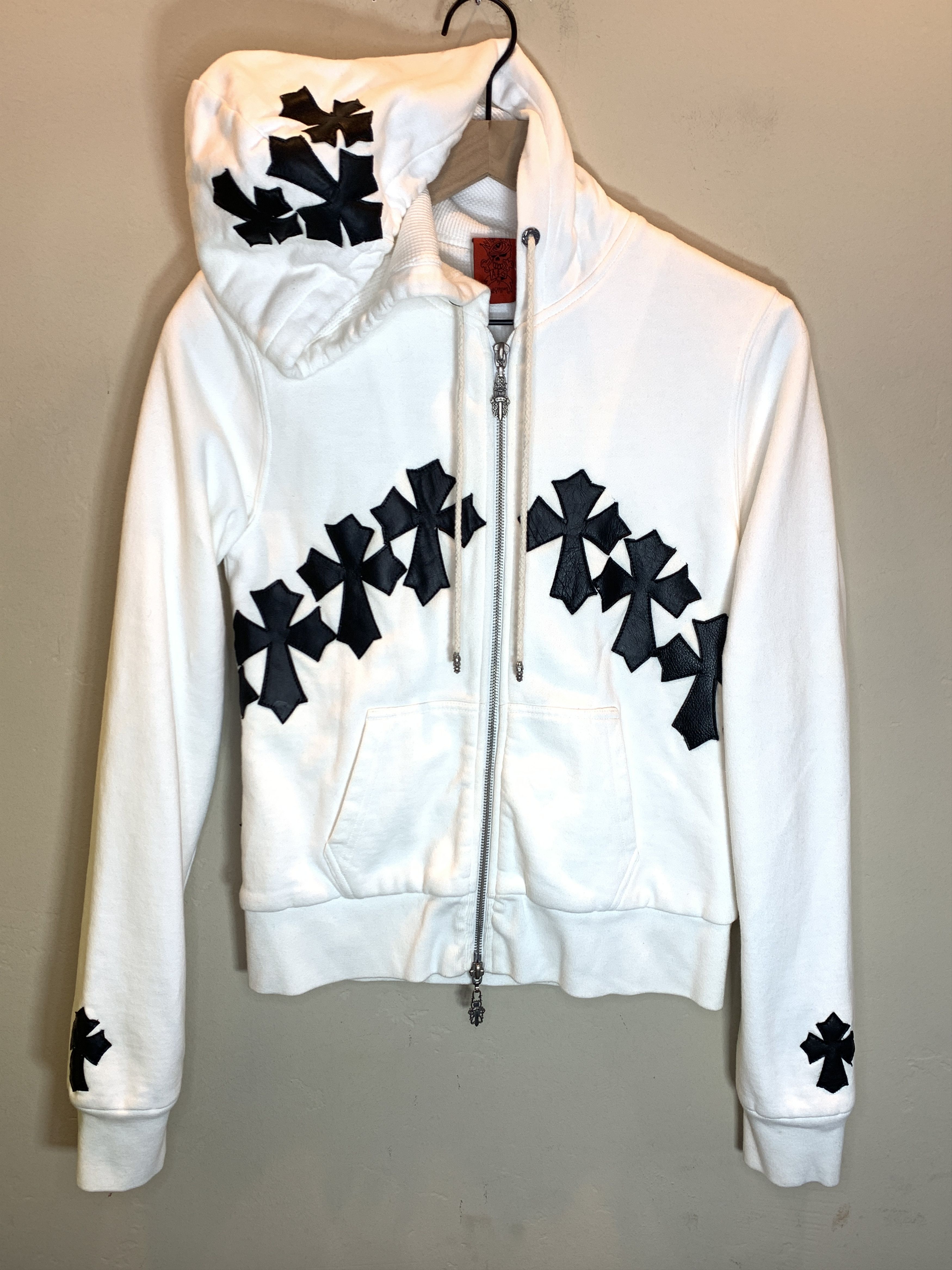 A&G Rock *RARE* Vintage A&G Rock Amal Guessous Crosses Thermal Hoodie Size M / US 6-8 / IT 42-44 - 1 Thumbnail
