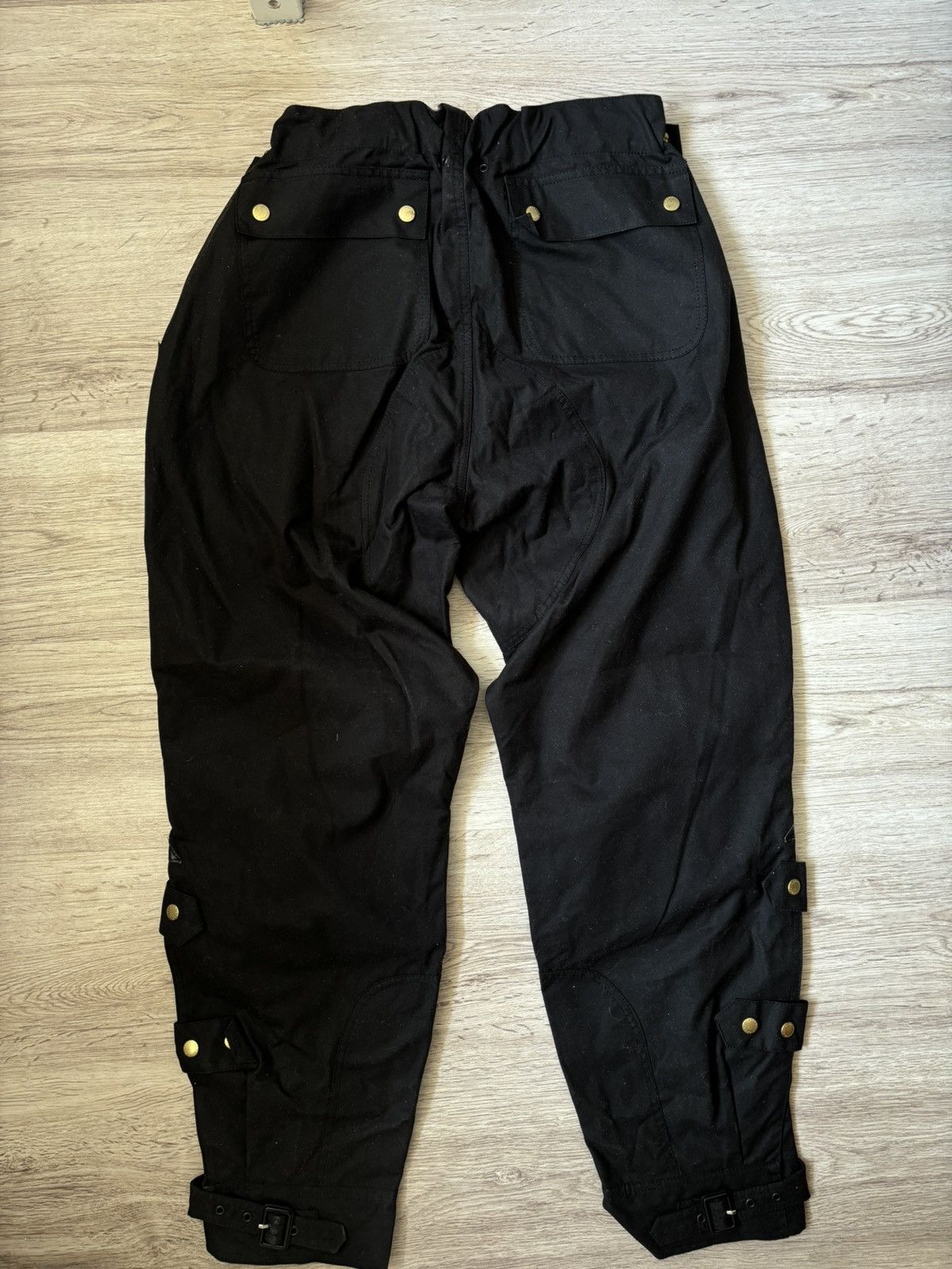 Barbour Barbour Bike Trousers C34 86cm Waxed Cotton Biker Pants Size US 34 / EU 50 - 16 Thumbnail