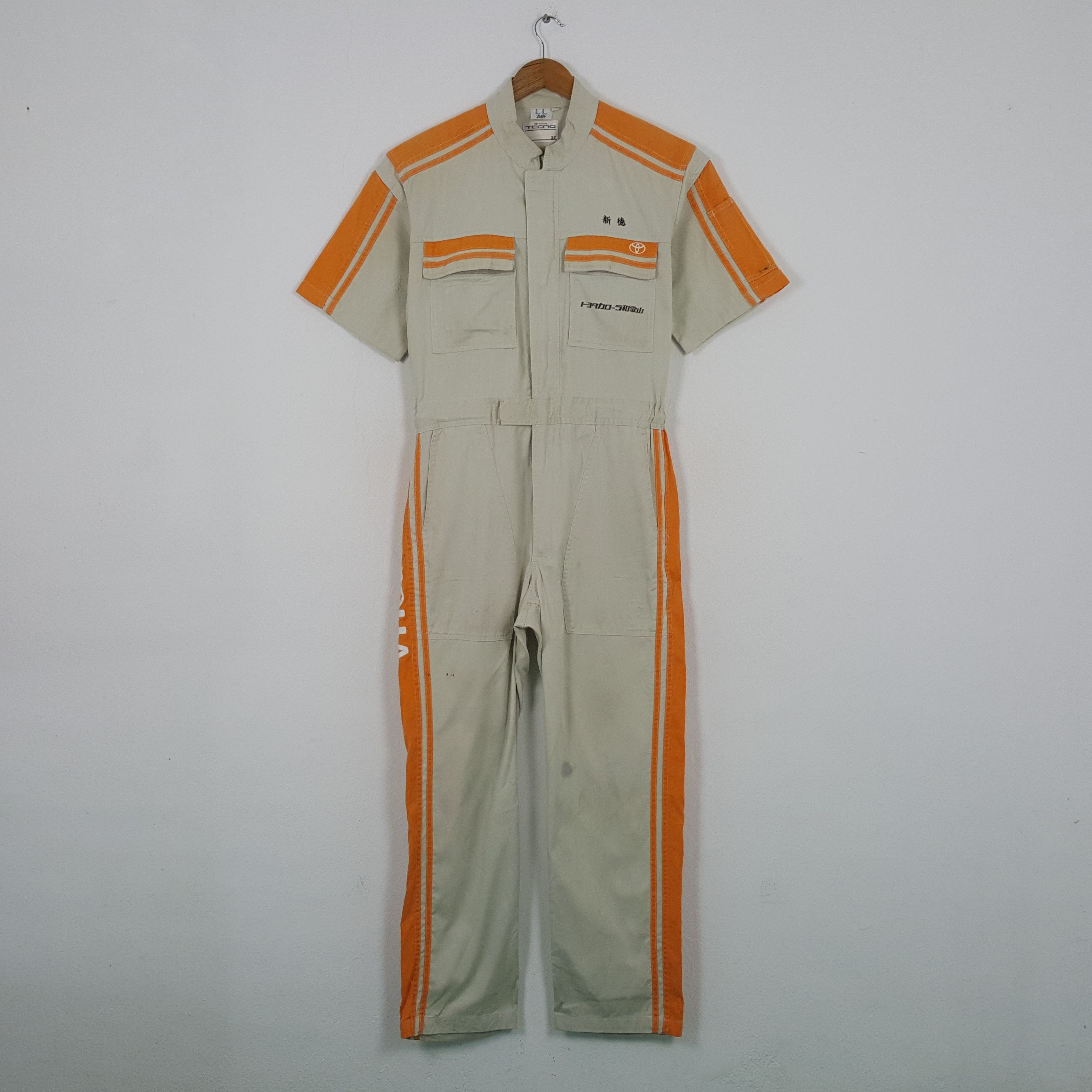 Formula 1 Vintage TOYOTA Corolla Tecno Racing Team Coverall Jacket RR9 Size US S / EU 44-46 / 1 - 4 Thumbnail