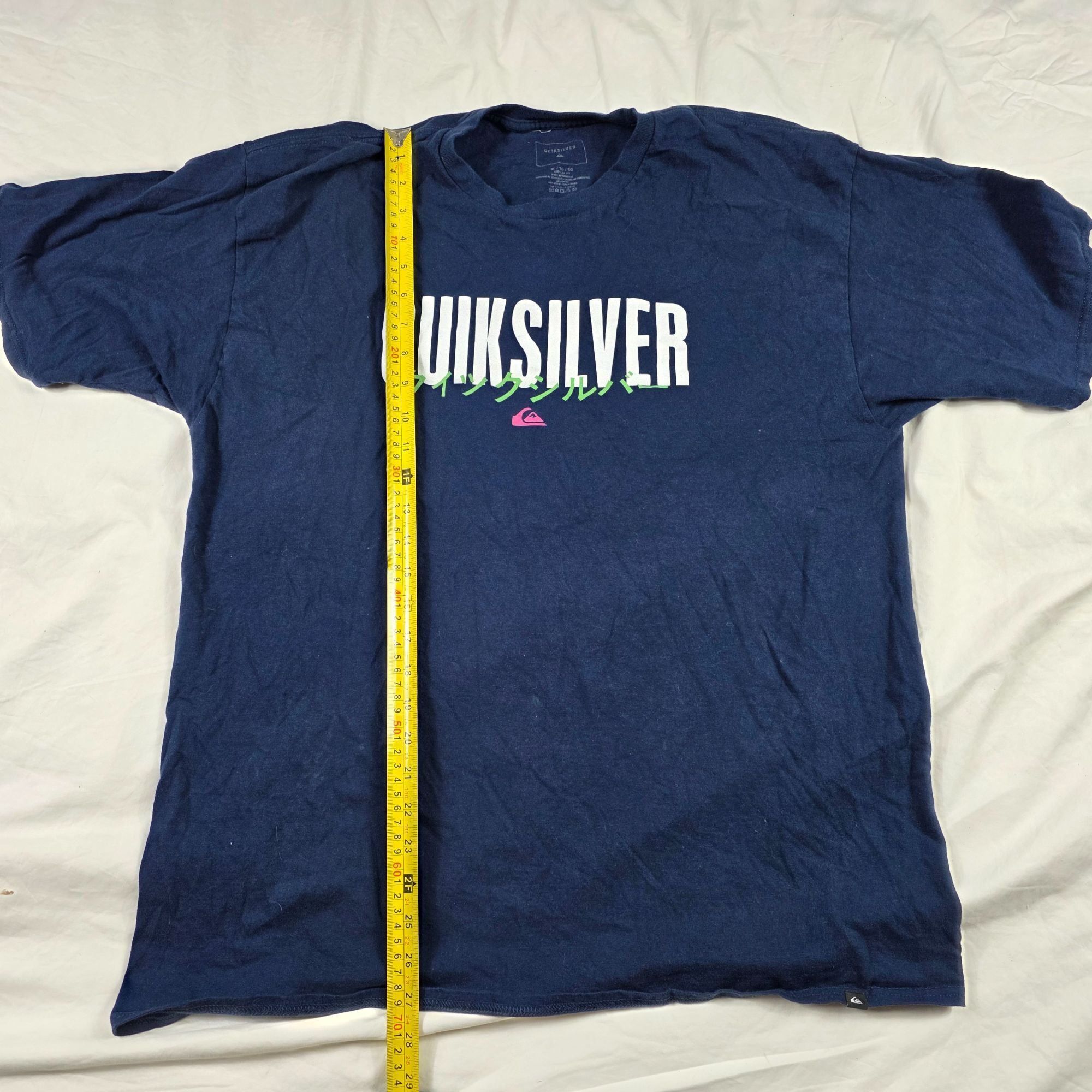 Quiksilver Quiksilver Mens Size XL Blue Shirt Surf Logo Outdoors Short Size US XL / EU 56 / 4 - 8 Thumbnail