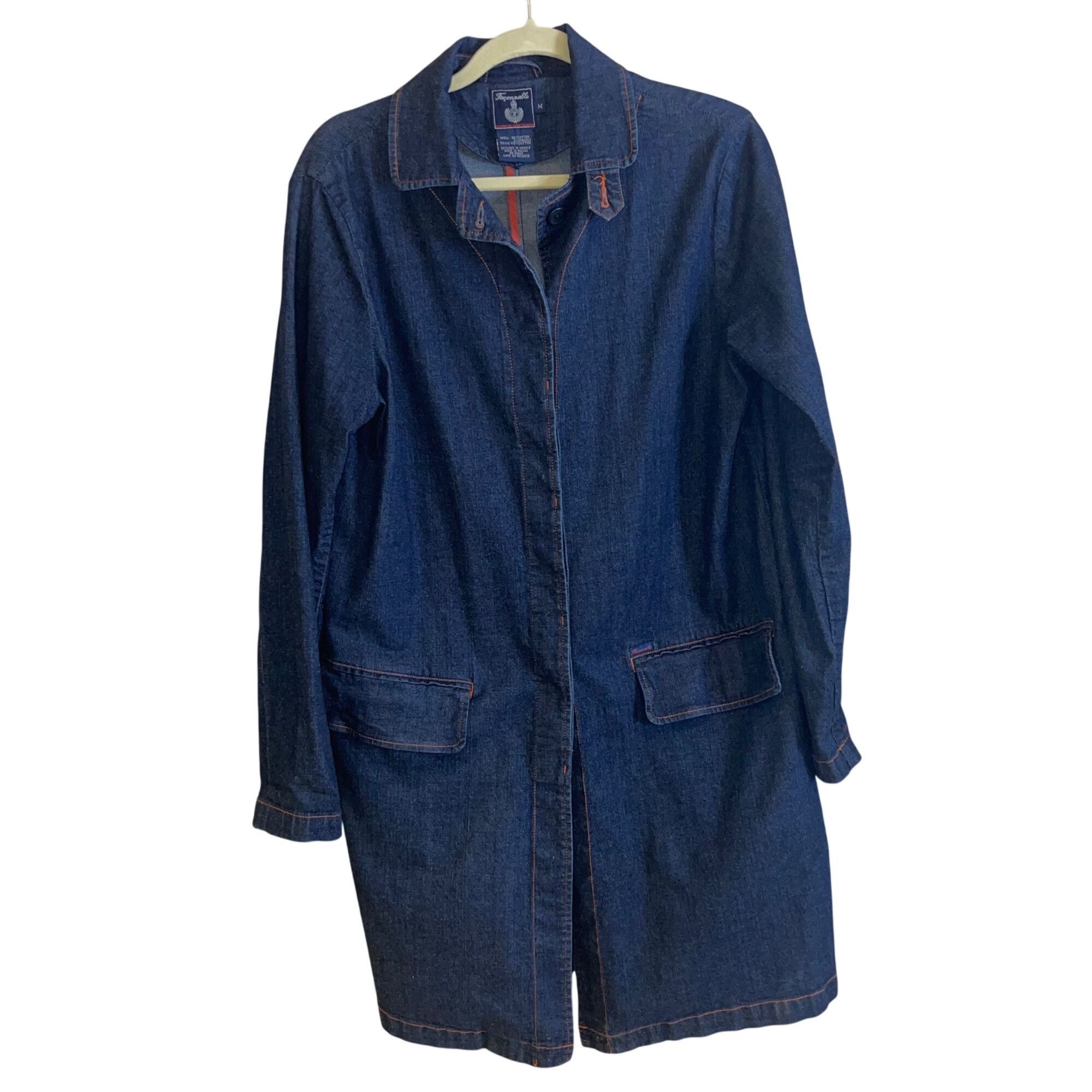 Faconnable Faconnable Vintage Womens Coat Size Medium Blue Size M / US 6-8 / IT 42-44 - 2 Thumbnail