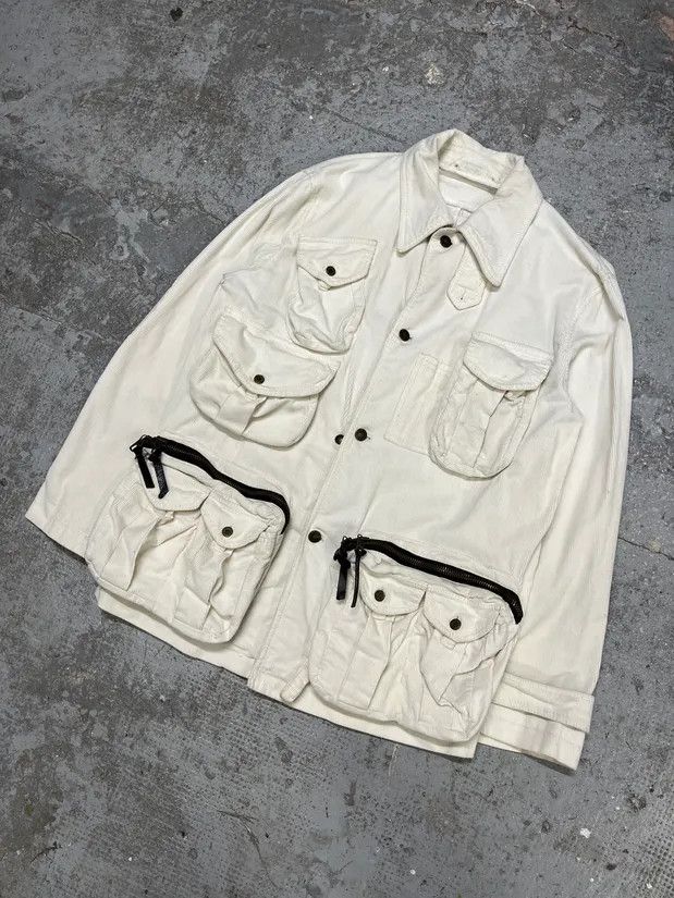 Dolce & Gabbana × Vintage SS2003 Dolce & Gabbana Hunter Multi Pockets Beige Jacket Size US M / EU 48-50 / 2 - 4 Thumbnail