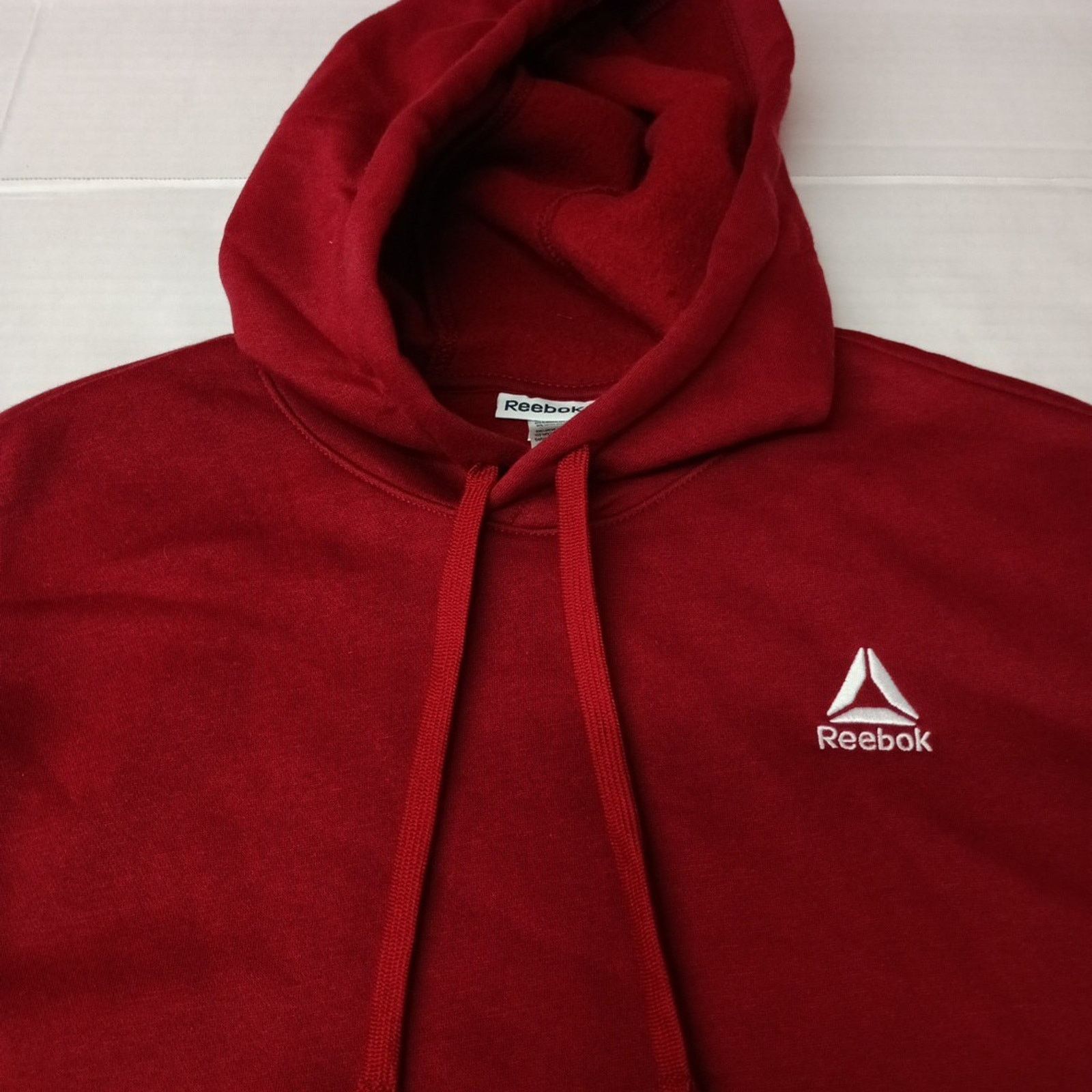 Reebok Reebok Delta Logo Hoodie Men's Size M Red Kangaroo Pocket Size US M / EU 48-50 / 2 - 4 Thumbnail