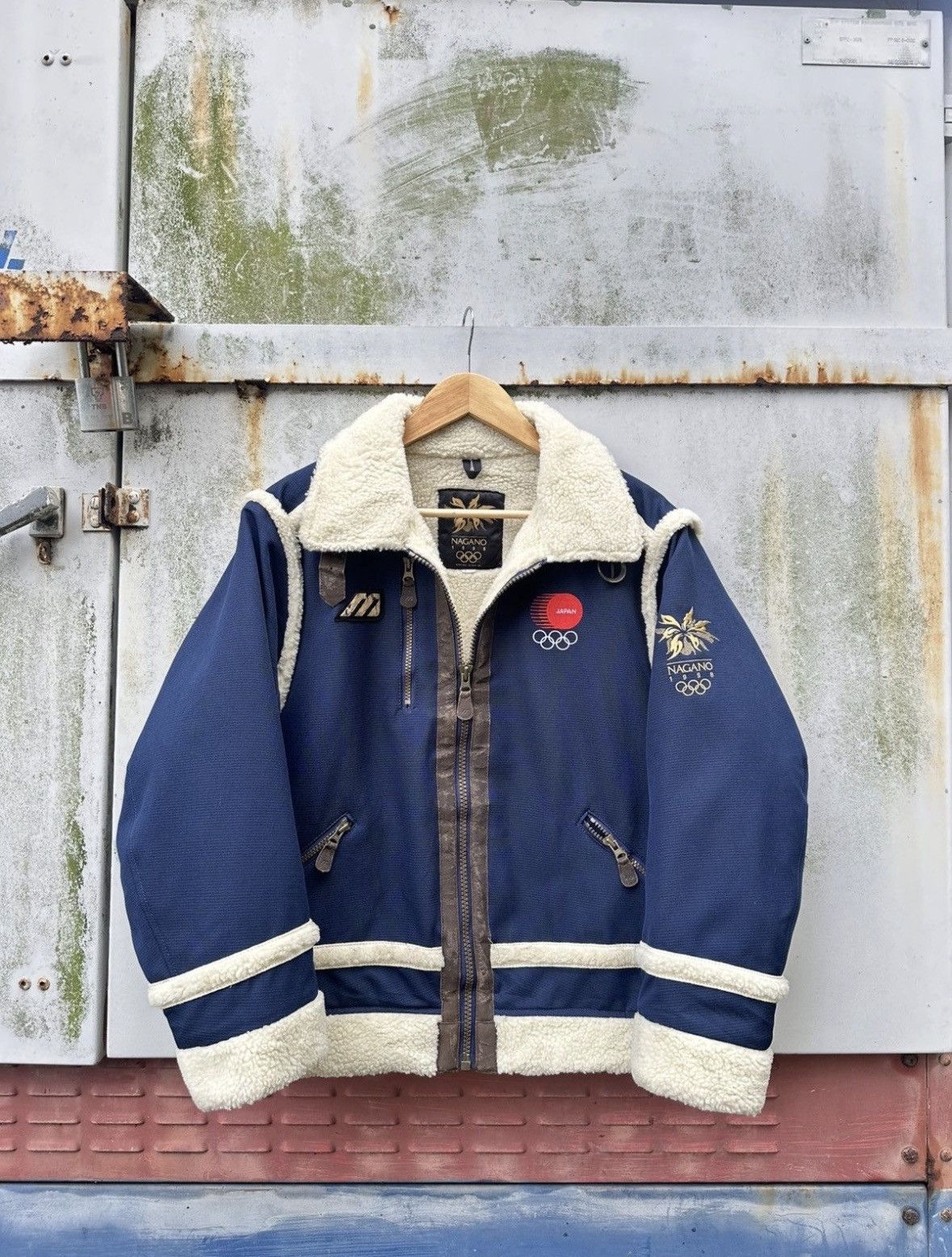 Vintage Vintage Mizuno 1998 Nagano Winter Olympic Japan Team Jacket Size US S / EU 44-46 / 1 - 1 Thumbnail