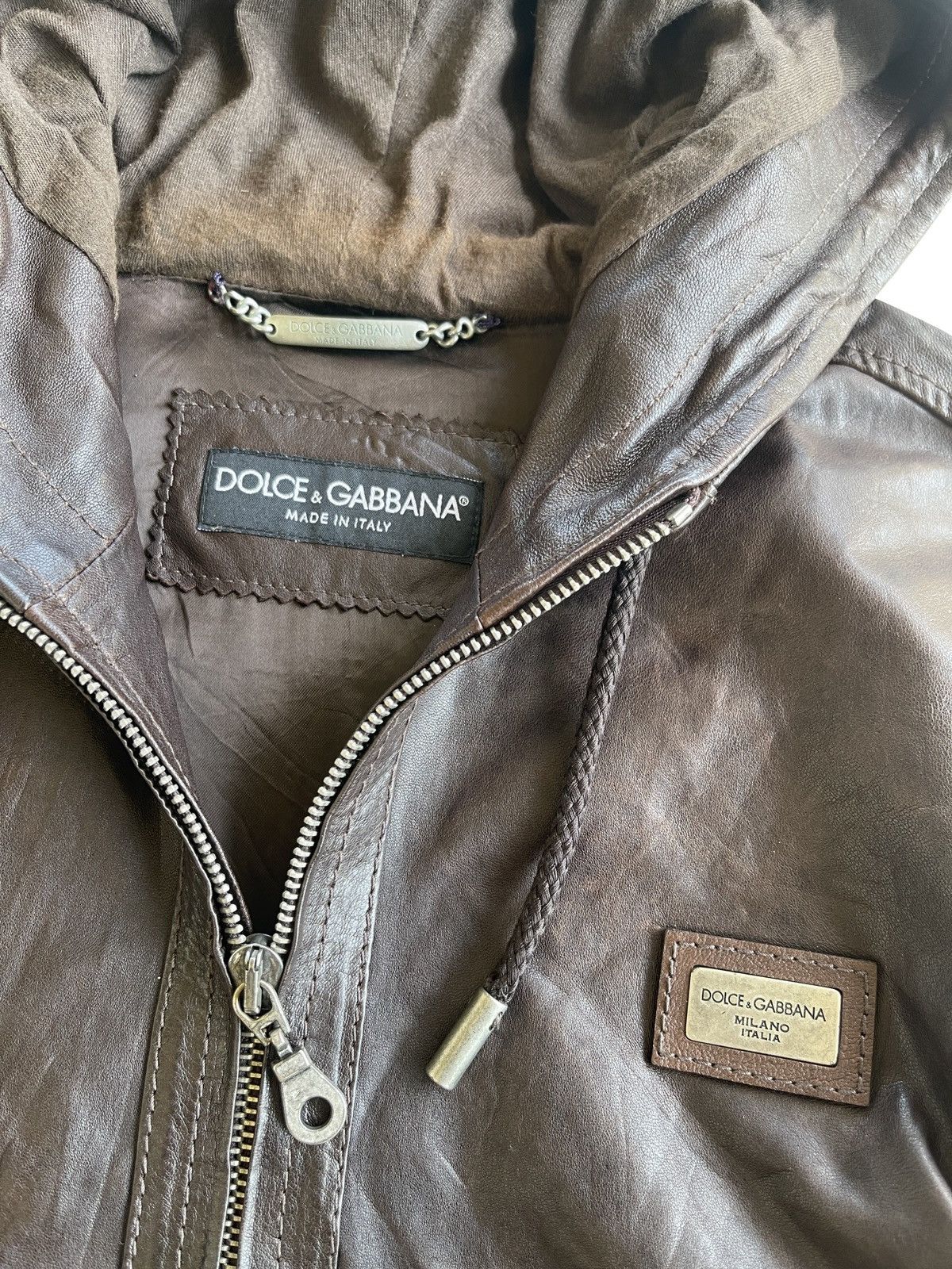 Dolce & Gabbana Dolce & Gabbana Lambskin Hooded Size US S / EU 44-46 / 1 - 15 Thumbnail
