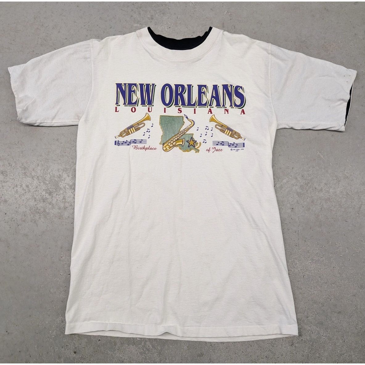 Vintage Vintage 1994 New Orleans Louisiana Jazz t-shirt Size US L / EU 52-54 / 3 - 1 Thumbnail