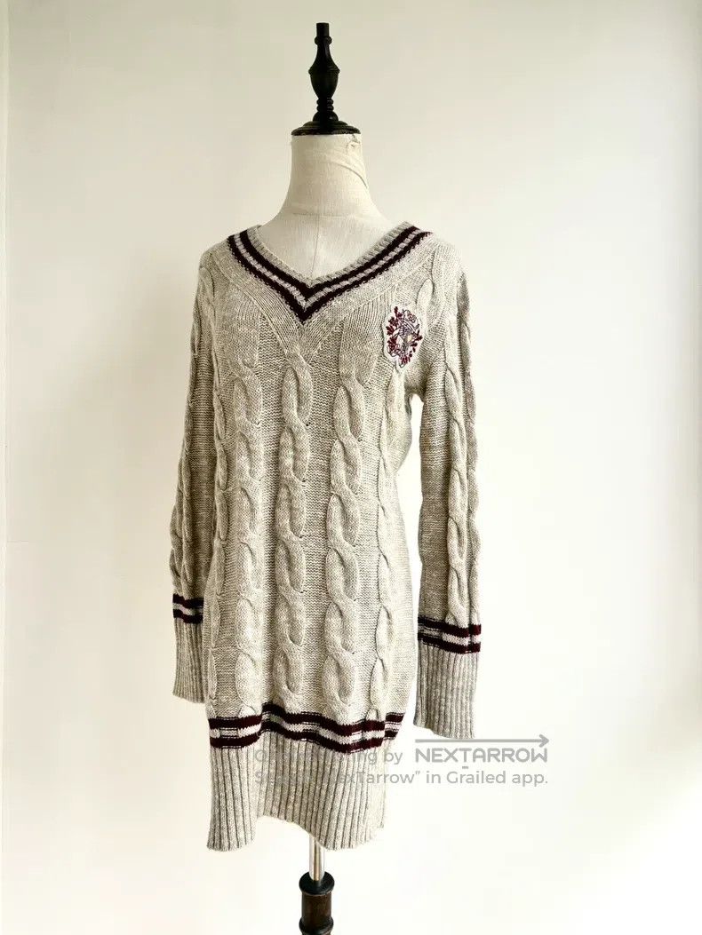 Vivienne Westwood Vivienne Westwood Vintage College-Style Beige Marbled Knit Size M / US 6-8 / IT 42-44 - 1 Thumbnail