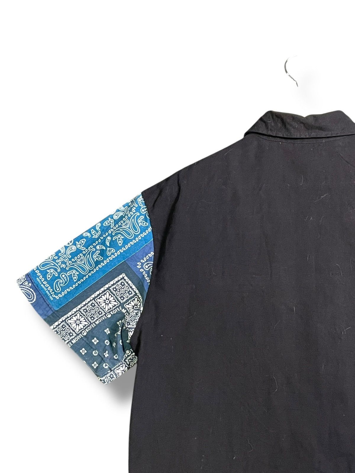 Designer × Japanese Brand Change Well Patchwork Design Button Ups Shirt (38) Size US M / EU 48-50 / 2 - 7 Thumbnail