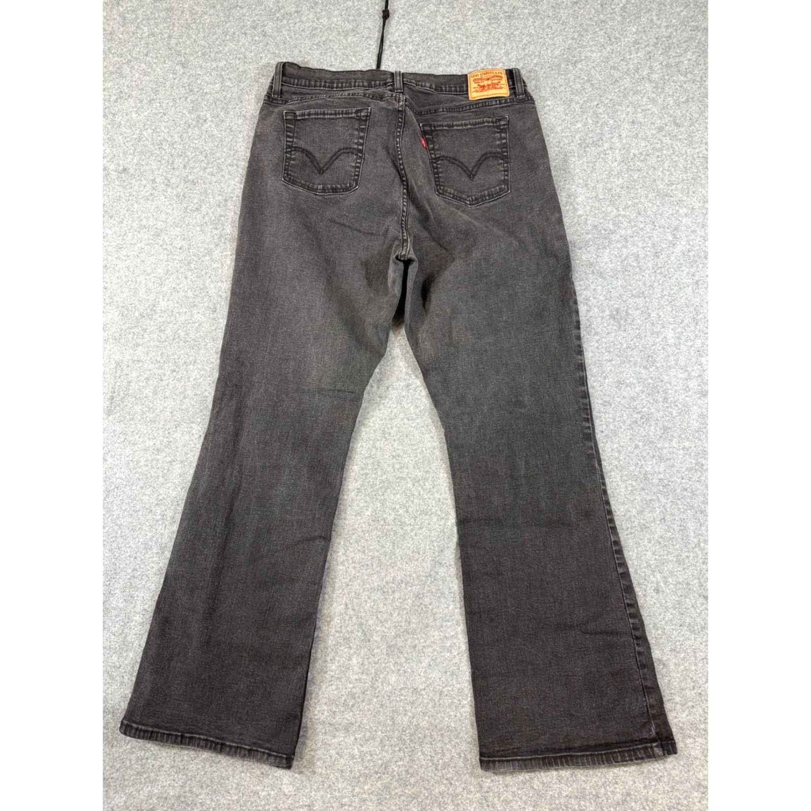 Levi's Levi’s 512 Jeans Womens 34X32 Black Denim Bootcut Slimming 5-Pocket Regular Rise Mid Inseam 32 Color Black Size 34 Mens Womens Boys Girls Size 24" / US 00 / IT 34 - 7 Thumbnail