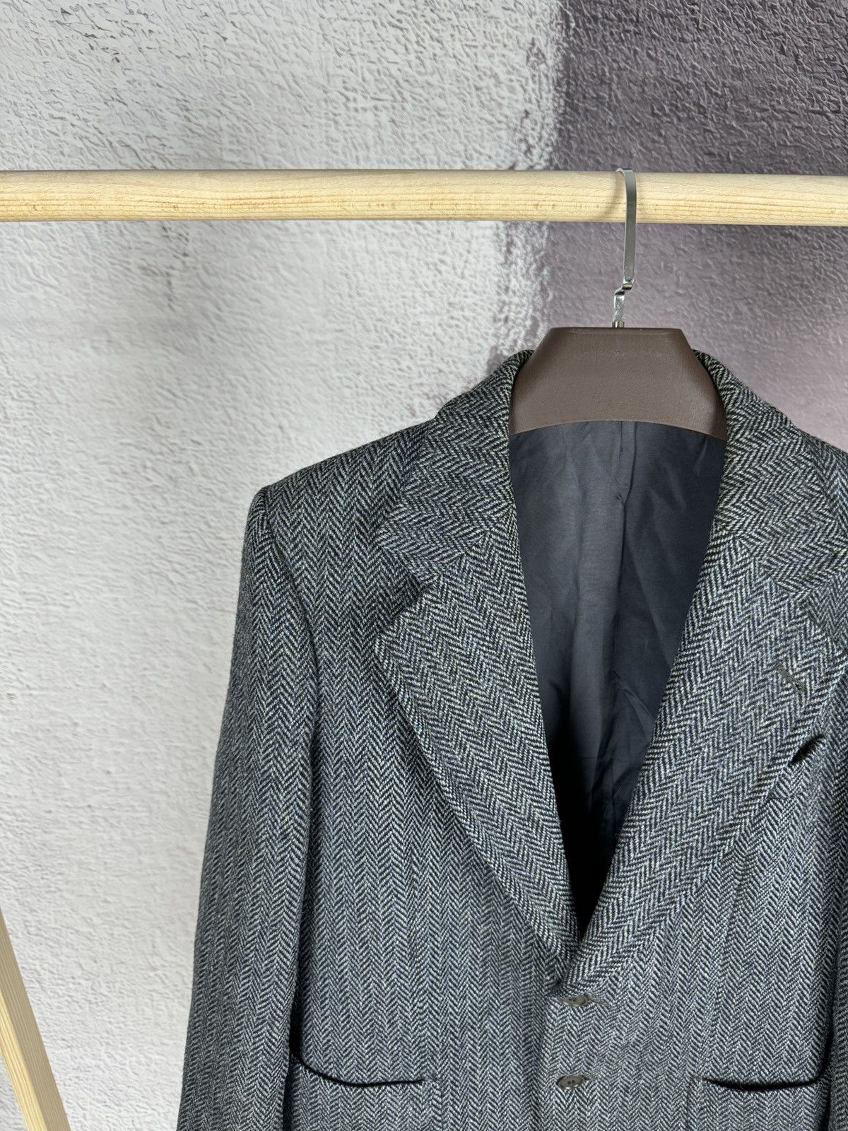 Harris Tweed Harris Tweed vintage 2 button blazer sport coat size 26 Size 42R - 3 Thumbnail