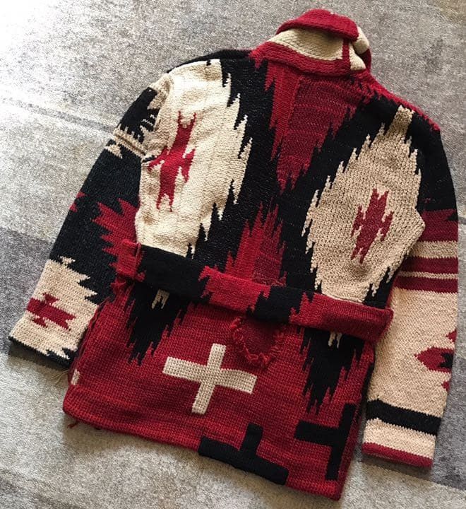 Polo Ralph Lauren Polo Ralph Lauren Native Pattern Knit Gown Cardigan Size S Size US S / EU 44-46 / 1 - 3 Thumbnail