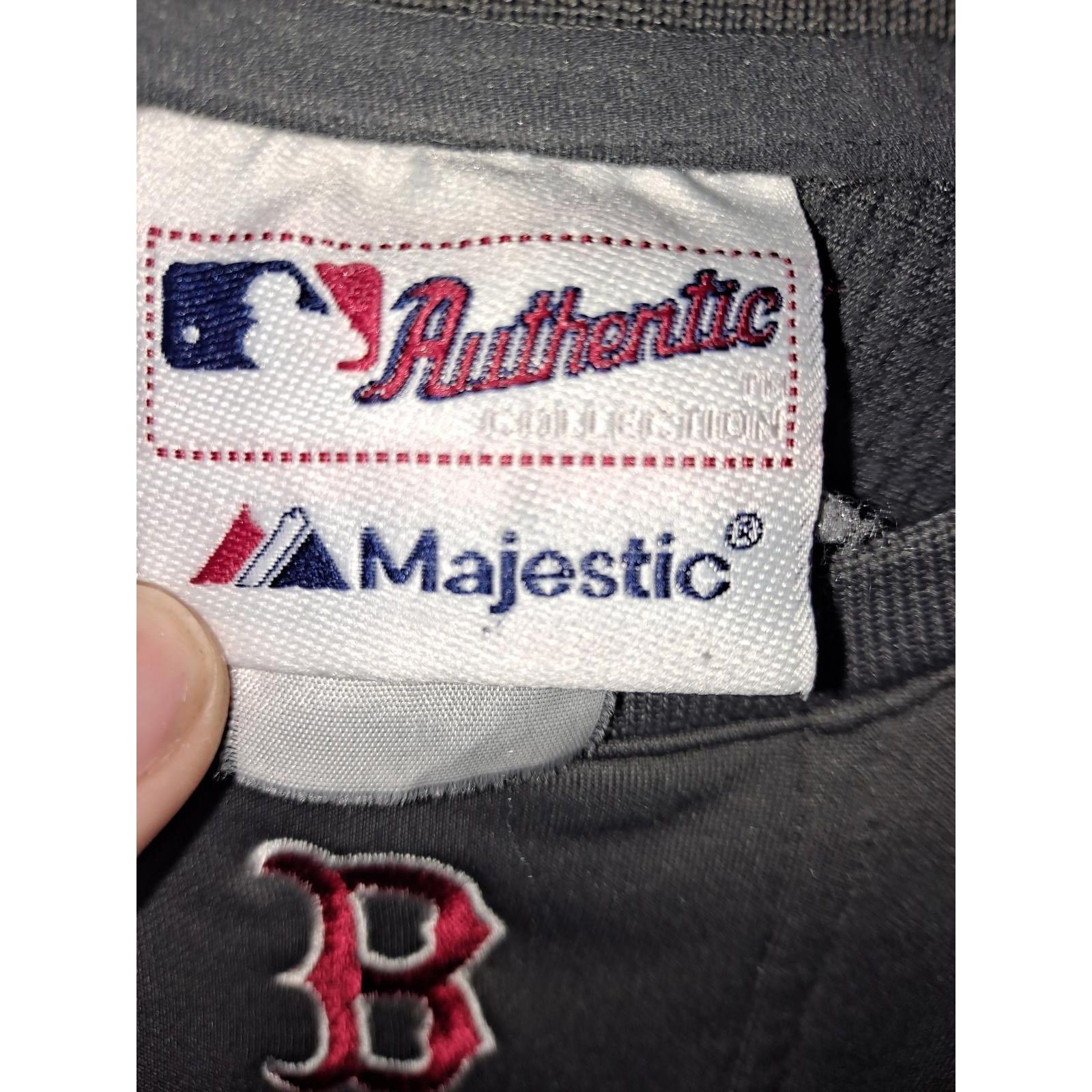 Majestic Majestic MLB Boston Red Sox Long Sleeve Shirt Gray and Blue Size US XL / EU 56 / 4 - 5 Thumbnail