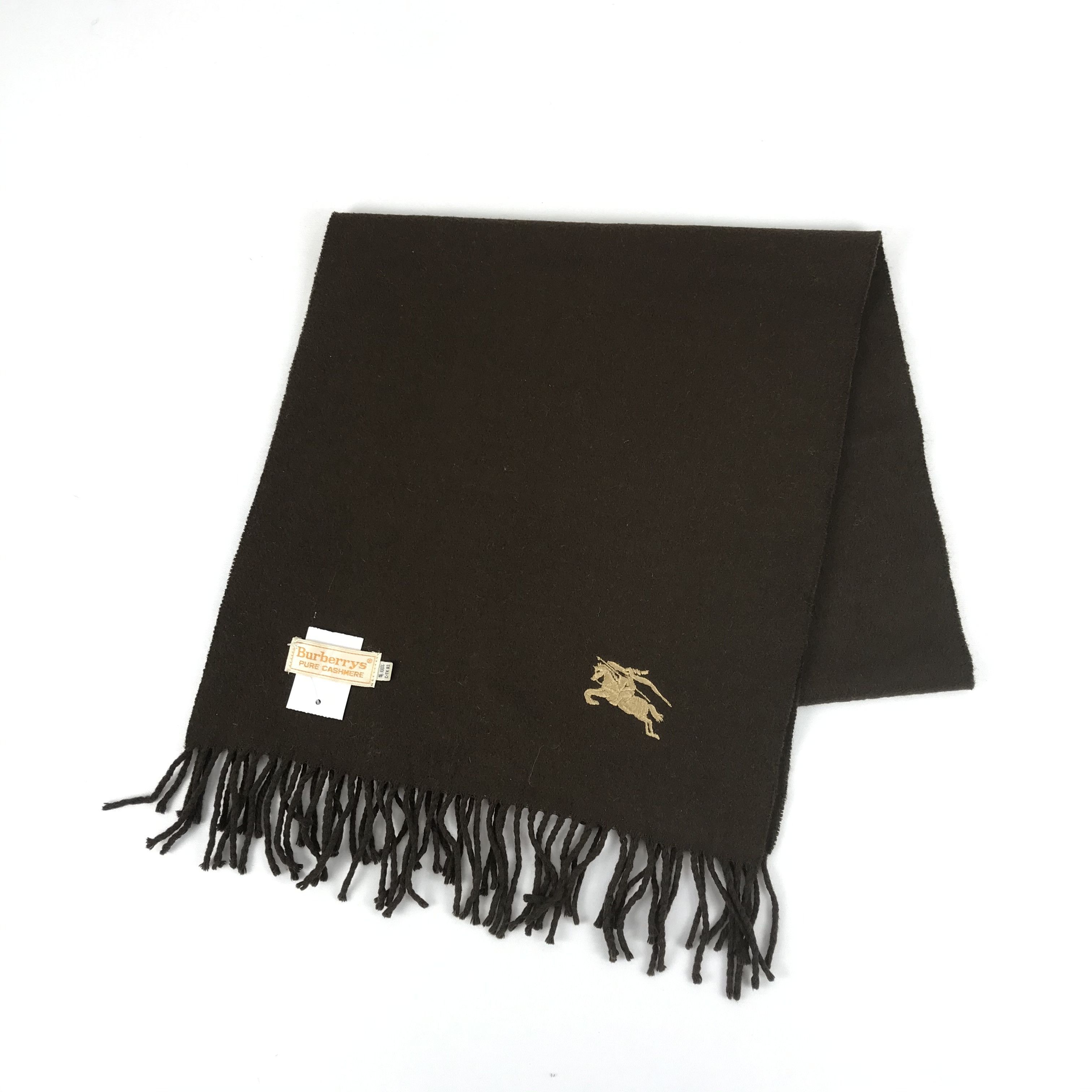 Burberry Vintage Burberry Scarf Wool Muffler Fringe Winter Scarves . Size ONE SIZE - 3 Thumbnail