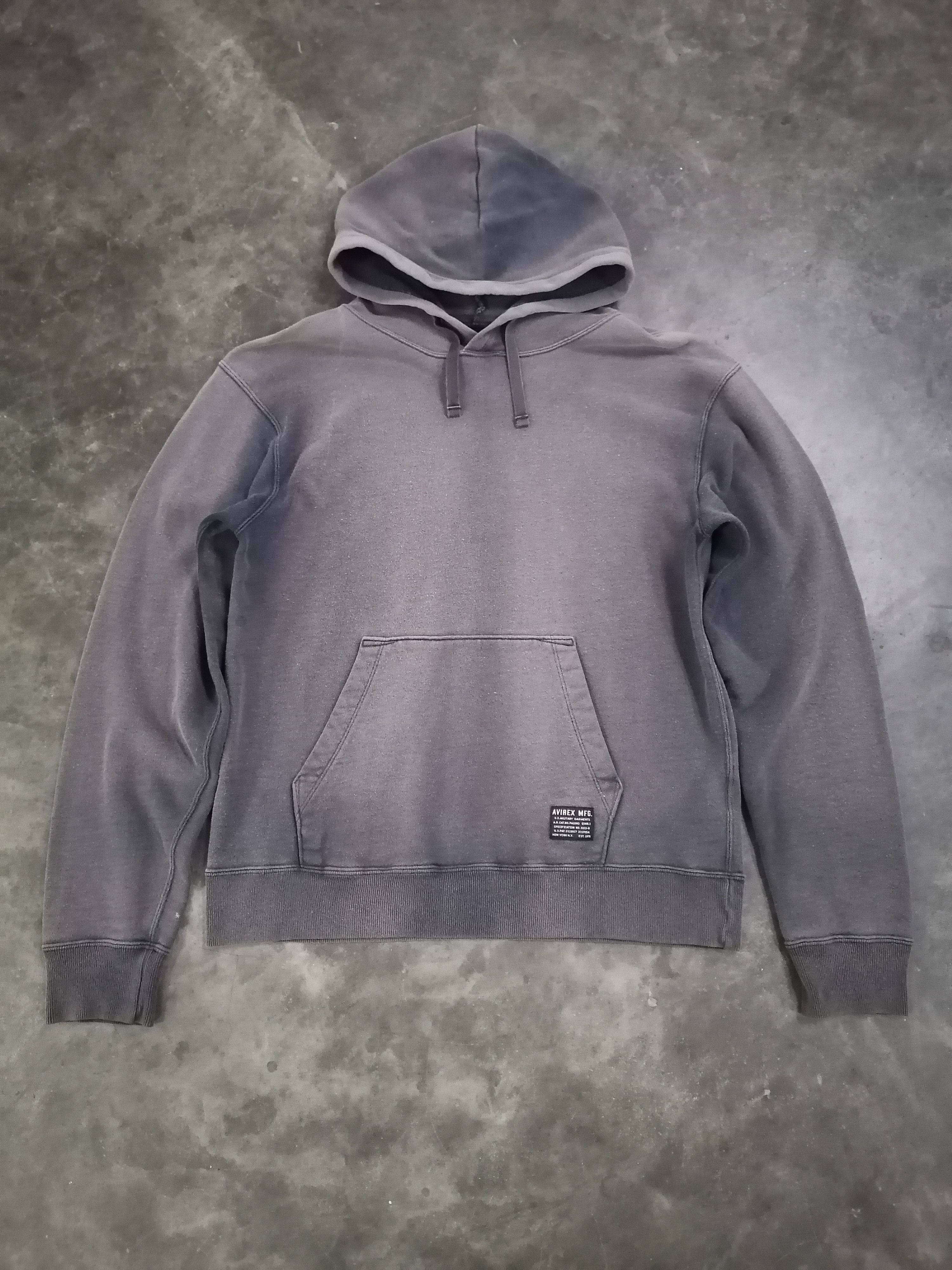 Vintage Trashed Faded Avirex MFG. Hoodies Size US M / EU 48-50 / 2 - 3 Thumbnail