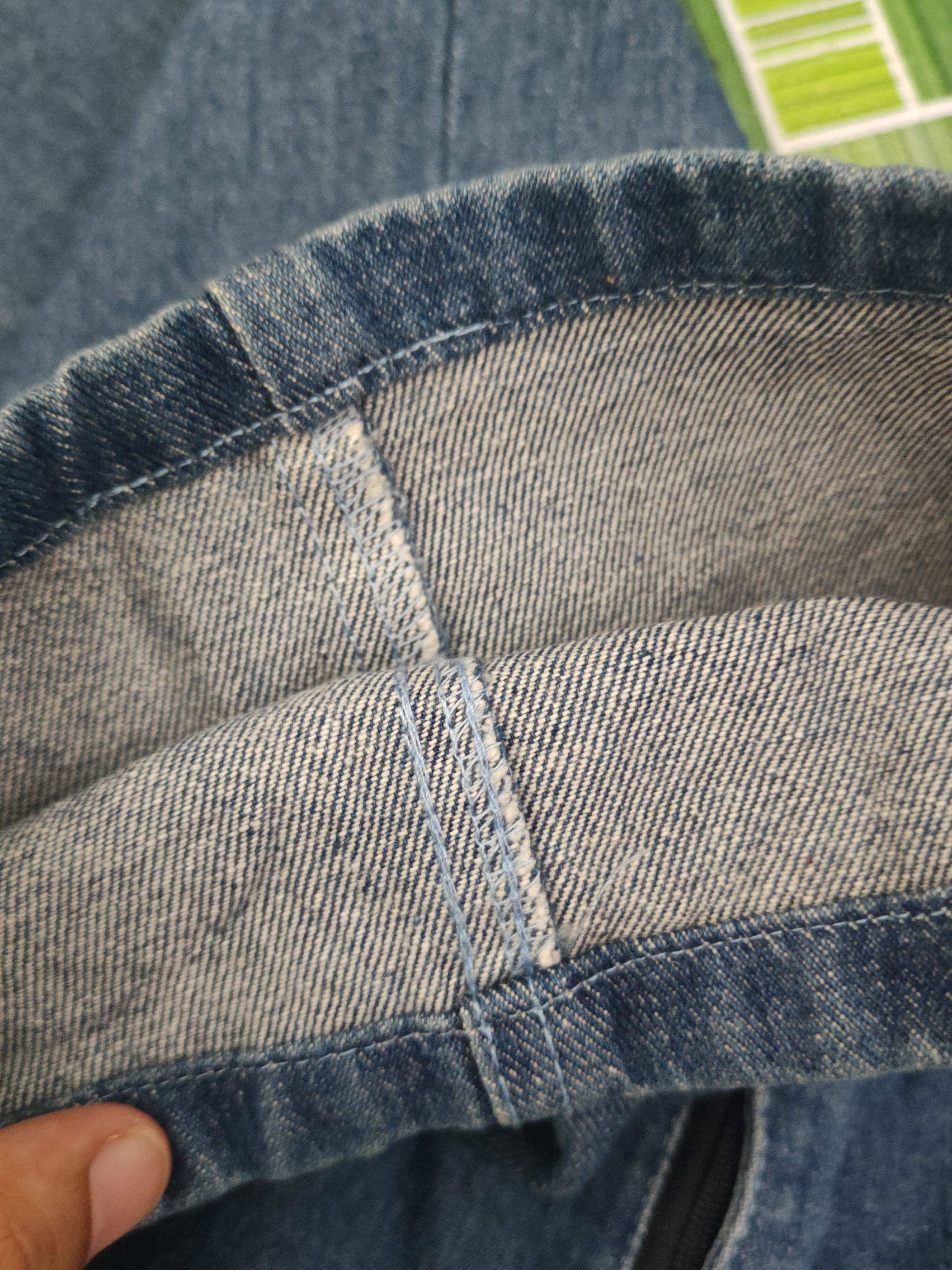 Japanese Brand DL G-Twenty-K-Tex Blue Distressed Ripped Jeans #1797 Size US 36 / EU 52 - 14 Thumbnail