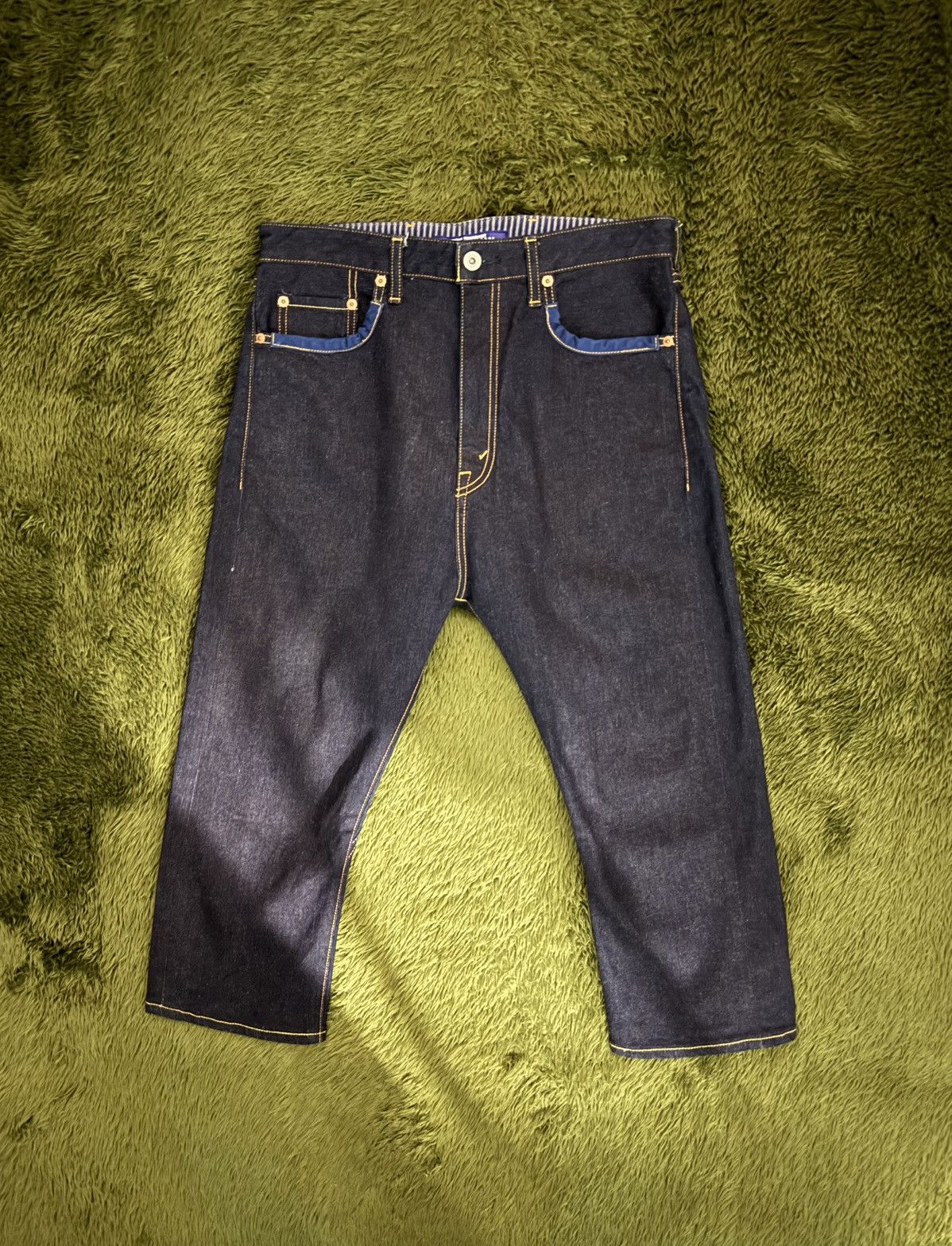 Junya Watanabe [S] Junya Watanabe 14AW Cinch-Back Sarouel Denim pants Size US 32 / EU 48 - 1 Thumbnail