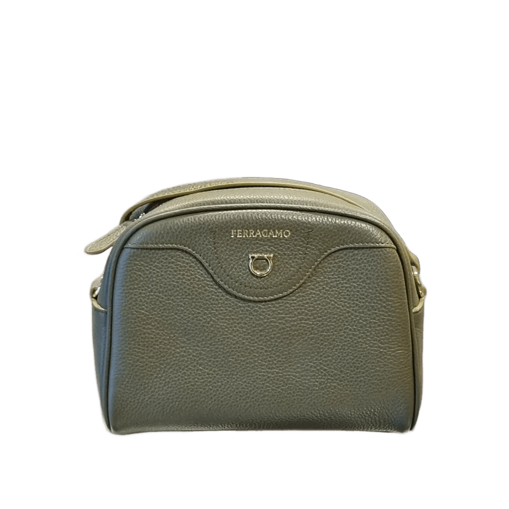 Salvatore Ferragamo o1s1rm1124 Size: OS / Natural Leather Shoulder Bag in Green Size ONE SIZE - 1 Preview