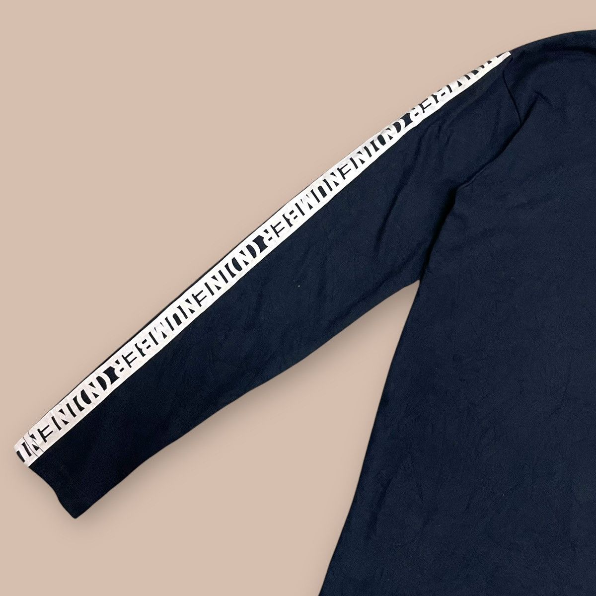 Number (N)ine Number (N)ine DENIM L/S Navy Tee Size US L / EU 52-54 / 3 - 6 Thumbnail