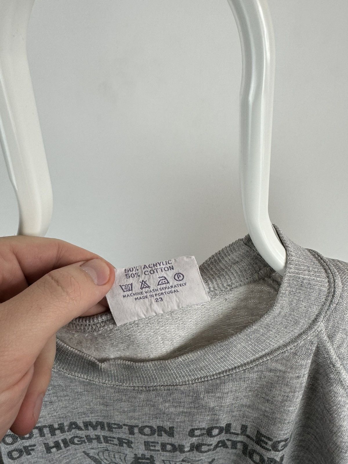 Vintage Vintage Southampton College Of Higher Education Sweatshirt Size US L / EU 52-54 / 3 - 4 Thumbnail