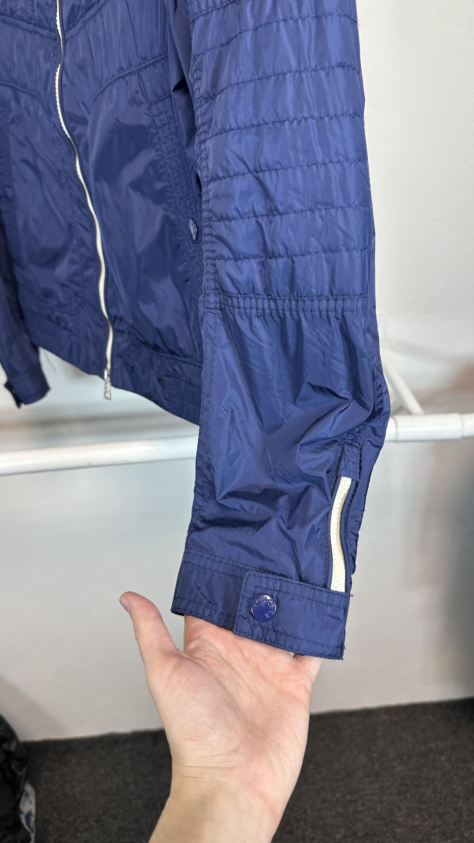 Moncler MONCLER THYM Blue Nylon Casual Windbreaker Bomber Jacket Size US L / EU 52-54 / 3 - 2 Thumbnail