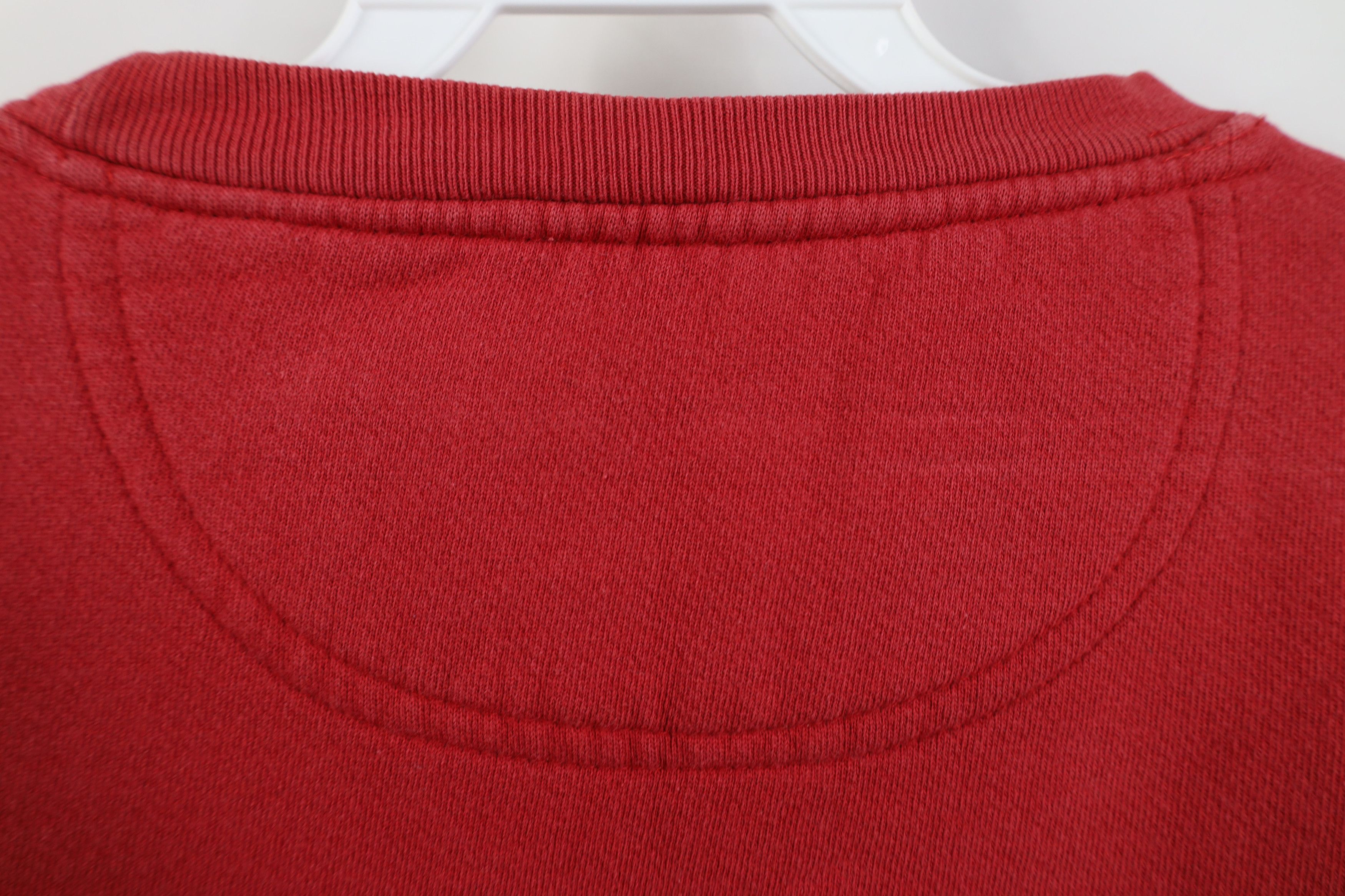 Aeropostale Vintage 90s Y2K Aeropostale Spell Heavyweight Sweatshirt Red Size US XL / EU 56 / 4 - 12 Thumbnail
