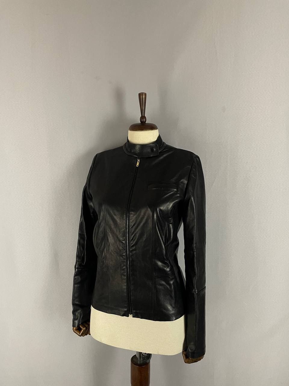 Maison Margiela Maison Margiela Leather Biker Black Jacket Size US XS / EU 42 / 0 - 1 Thumbnail