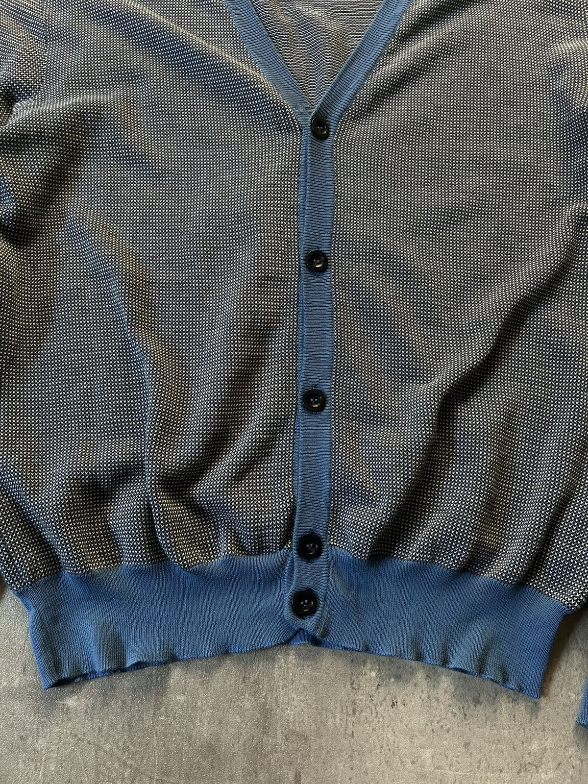 Maison Margiela Maison Margiela S/S 04 cardigan sweater gray blue Size US XL / EU 56 / 4 - 3 Thumbnail