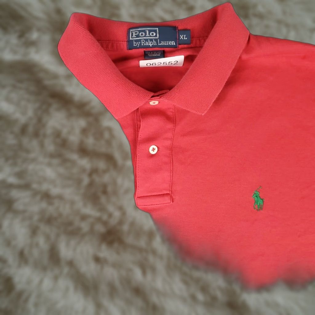 Ralph Lauren RALPH LAUREN Polo Shirt Mens XL Red Casual Short Sleeve Classic Preppy Size US XL / EU 56 / 4 - 1 Thumbnail