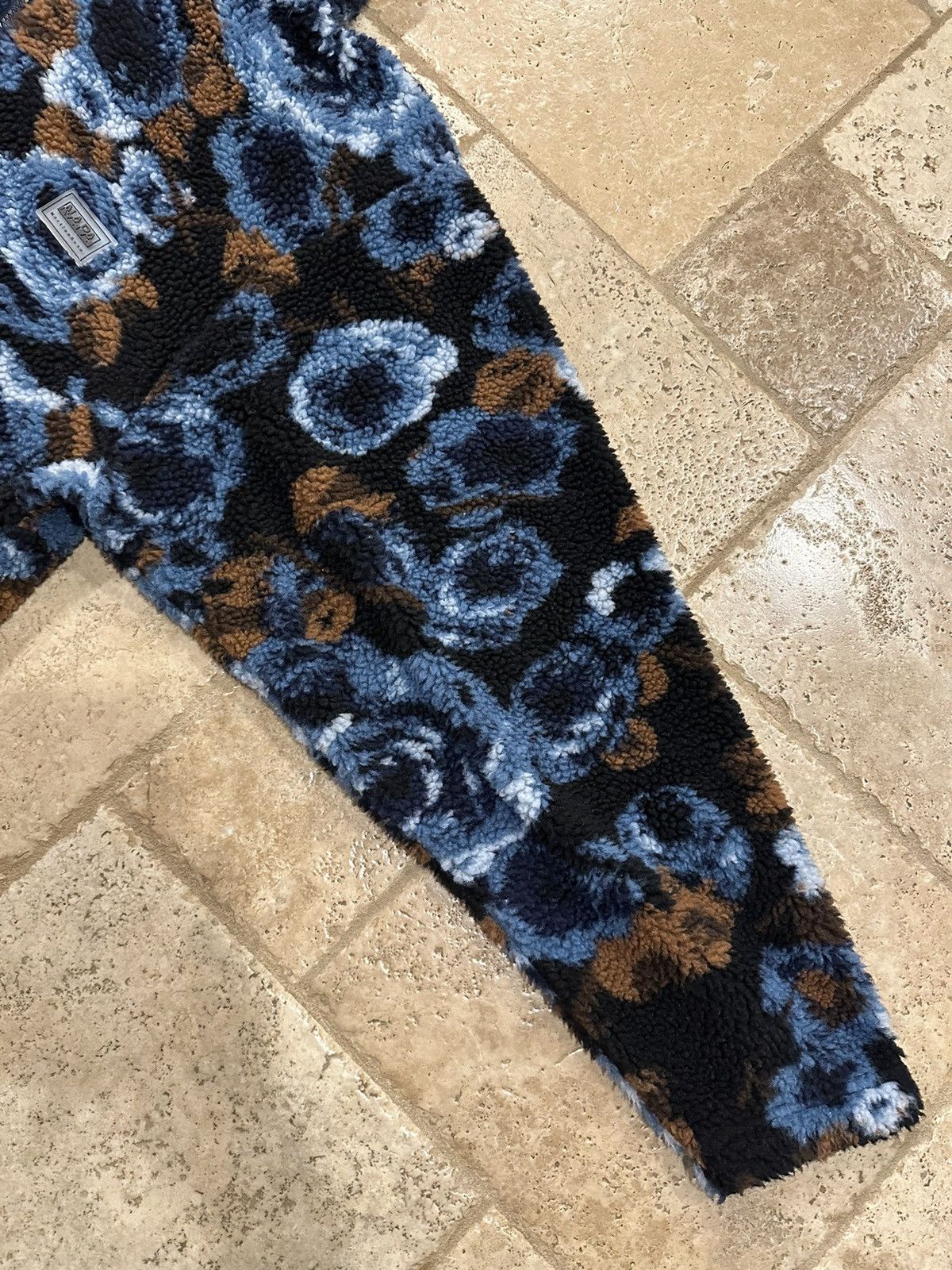 Martine Rose × Napapijri Martine Rose x Napapijri AW18 Blue Jacquard Floral Fleece Size US M / EU 48-50 / 2 - 5 Thumbnail