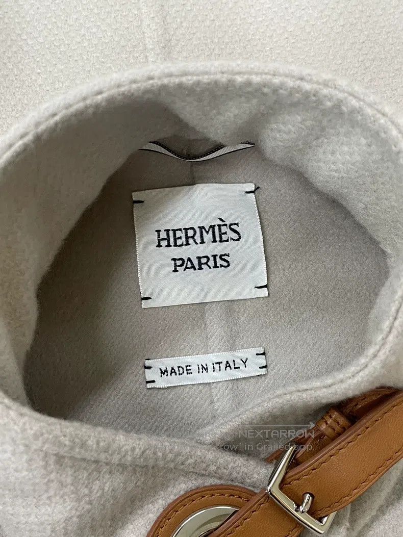 Hermes Hermes Gray Printed Denim Jacket Size XXS / US 00 / IT 34 - 5 Thumbnail