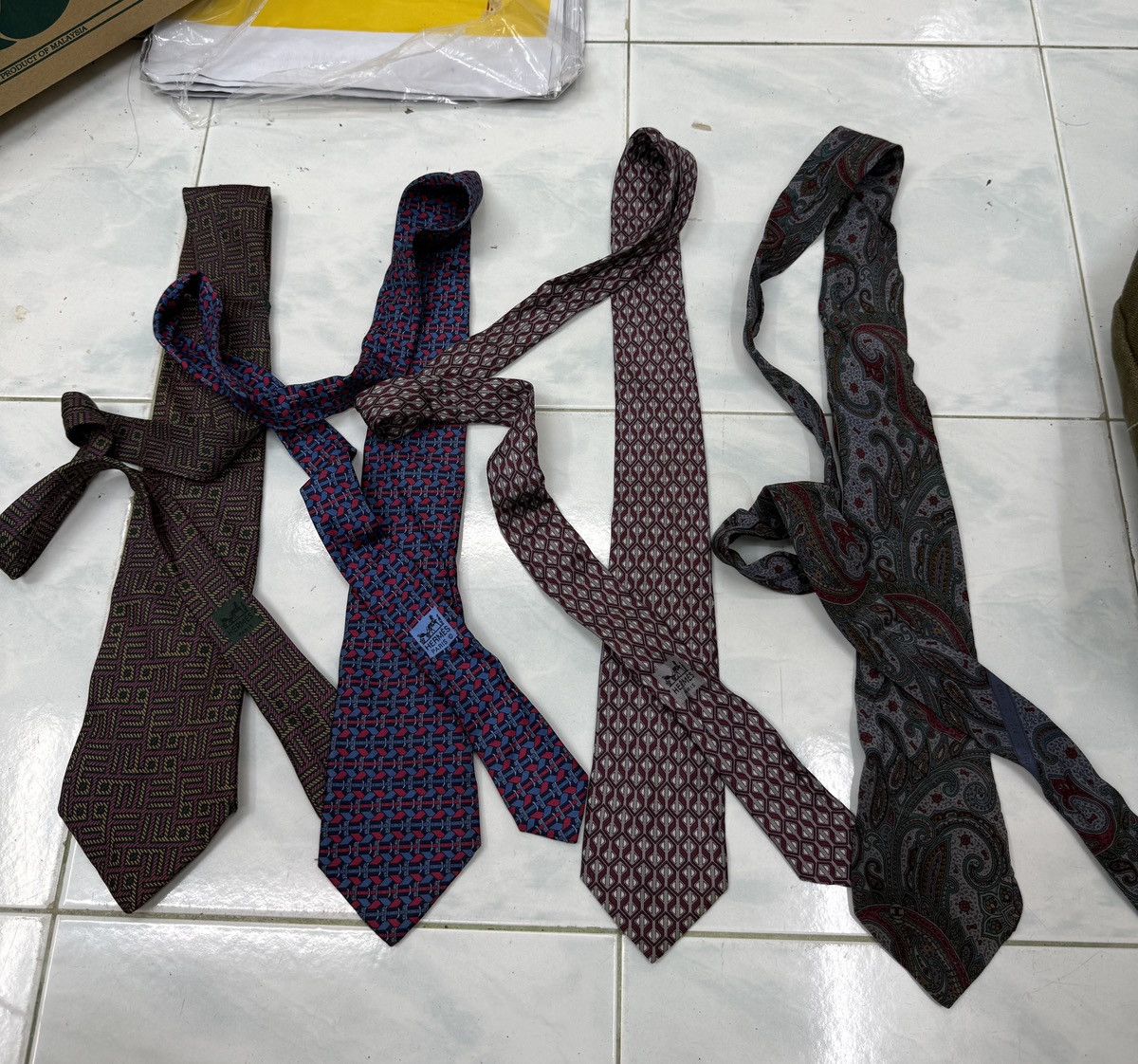 Hermes 🔥🔥🔥ARCHIVE HERMES & CHANEL NECKTIE Size ONE SIZE - 2 Thumbnail