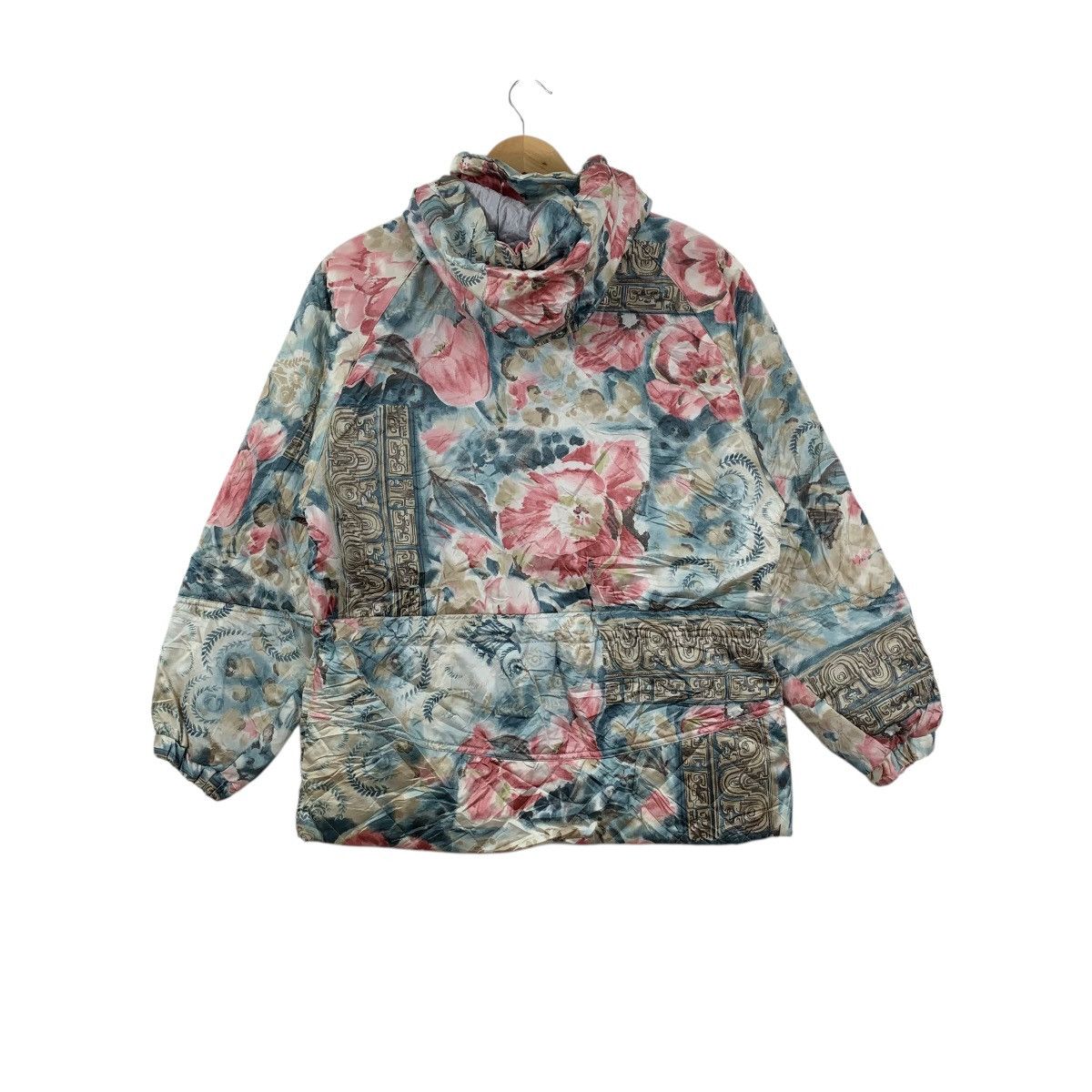 Ellesse Vintage ELBE ELLESSE Over Print Floral Ski Puffer Jacket Size M / US 6-8 / IT 42-44 - 7 Thumbnail