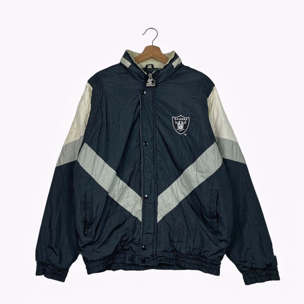 Starter Vintage Starter NFL Las Vegas Raiders Jacket Size US M / EU 48-50 / 2 - 1 Thumbnail