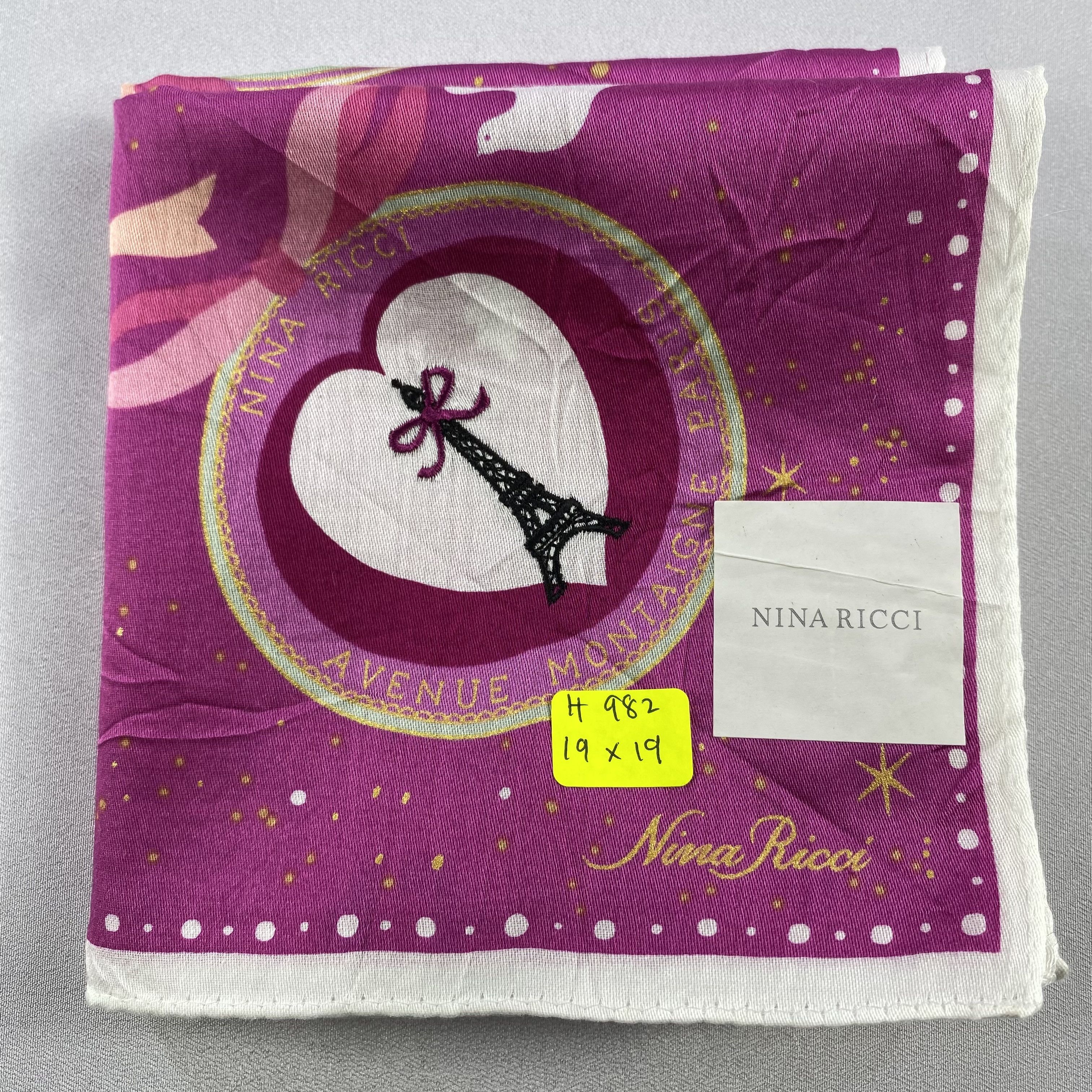 Vintage Nina Ricci Bandana/ Handkerchief / Neckerchief Size ONE SIZE - 5 Thumbnail