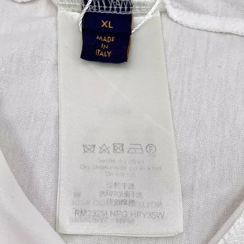 Louis Vuitton Louis Vuitton 23 white monogrammed beaded cotton short sle Size US XL / EU 56 / 4 - 7 Thumbnail