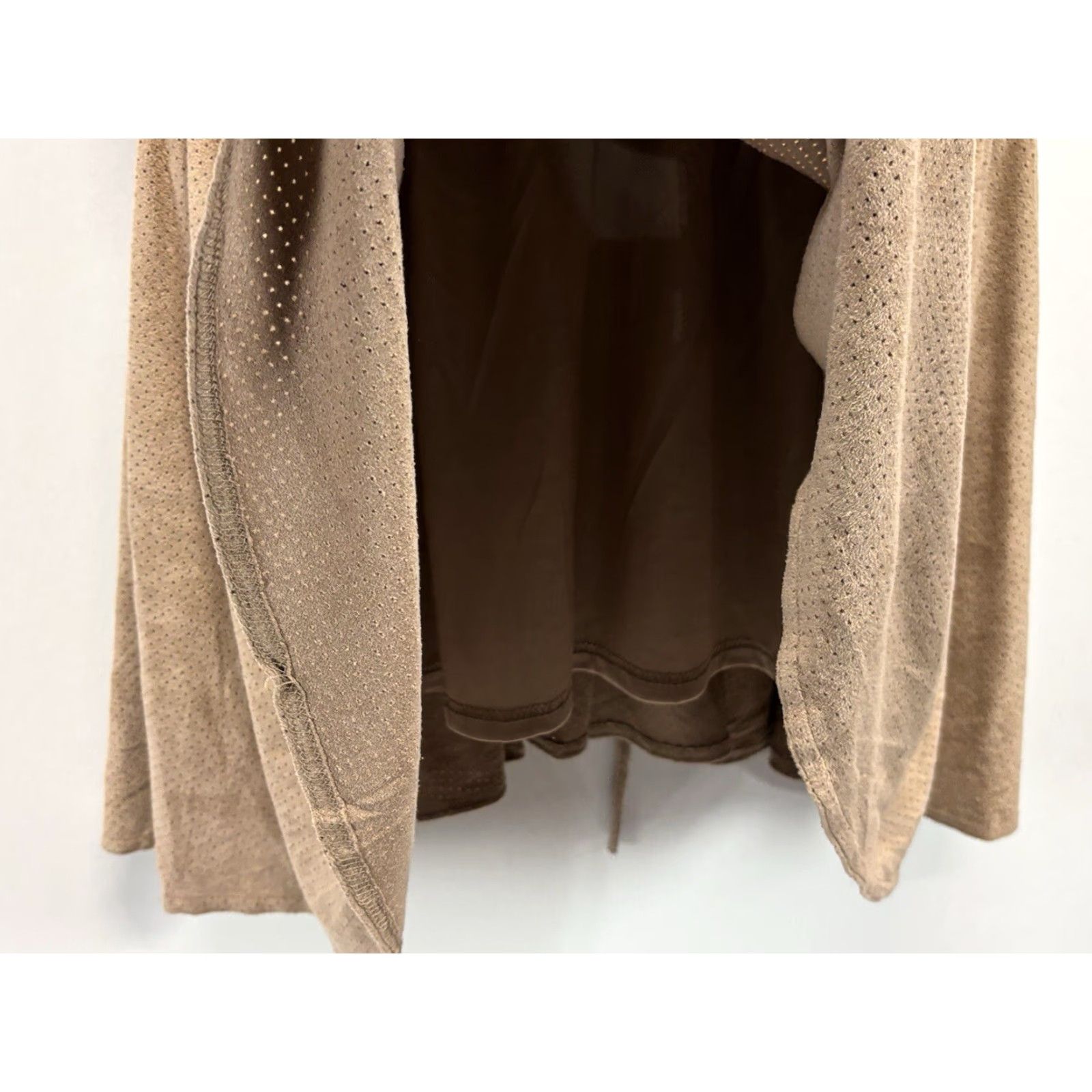 Free People Free People Movement Dress Free People Movement Tan Micro Suede Dress Sz Medium Scoop Neck Tie Waist Mini Vest? Size M / US 6-8 / IT 42-44 - 4 Thumbnail