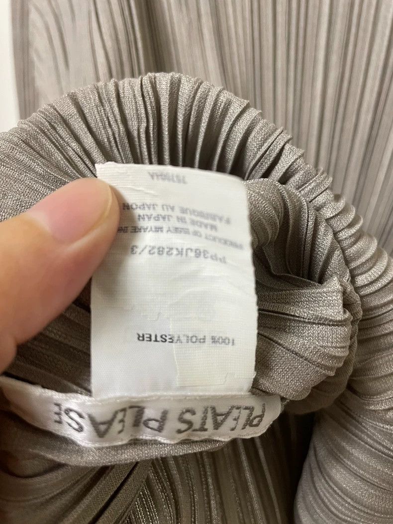 Issey Miyake Issey Miyake size:3 Grey pleated long-sleeved shirt Size M / US 6-8 / IT 42-44 - 8 Thumbnail