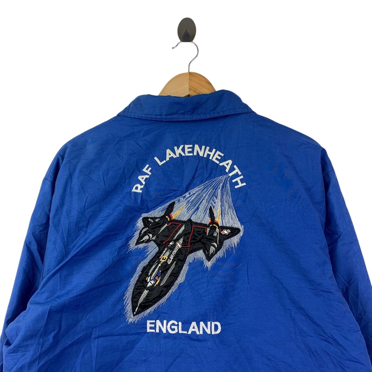 Vintage Vintage WAYFARER RAF Lakenheath England Embroidered Bomber Size US L / EU 52-54 / 3 - 6 Thumbnail