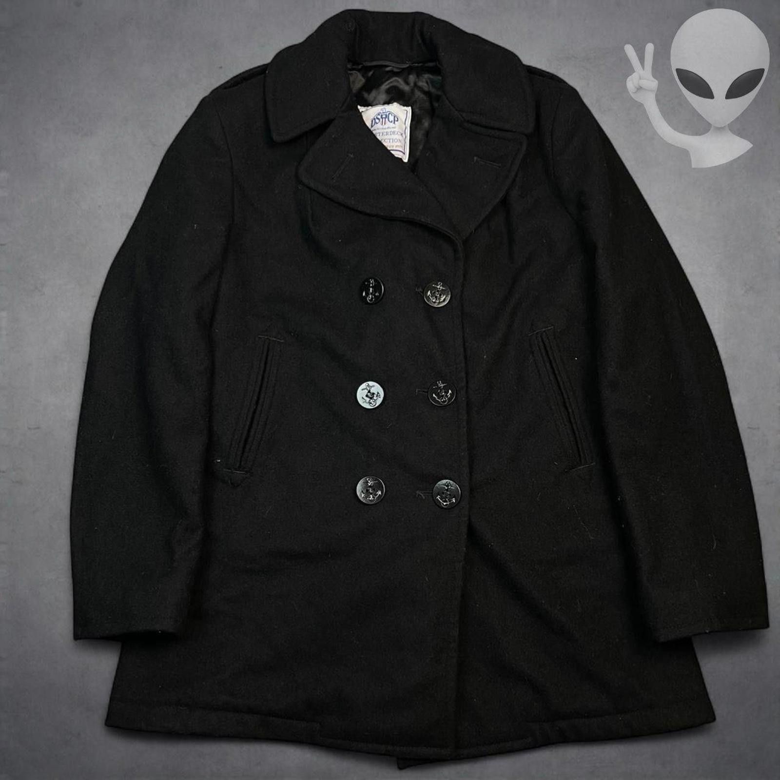 Other US Navy DSCP Quarterdeck Wool Pea Coat Womens 14L Size L / US 10 / IT 46 - 1 Thumbnail