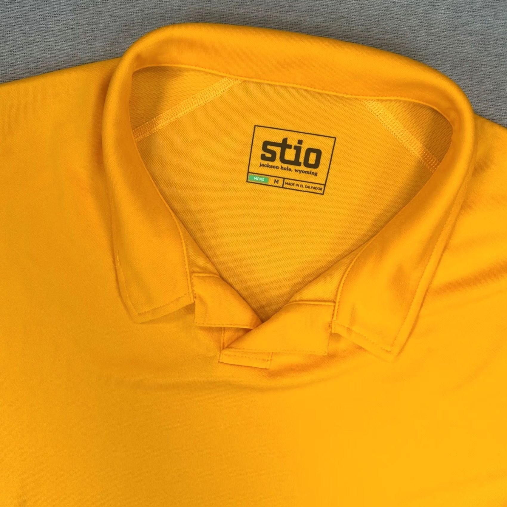 Vintage Stio Performance Polo Shirt Mens M Orange Short Sleeve Moisture Wicking Golf Size US M / EU 48-50 / 2 - 2 Thumbnail