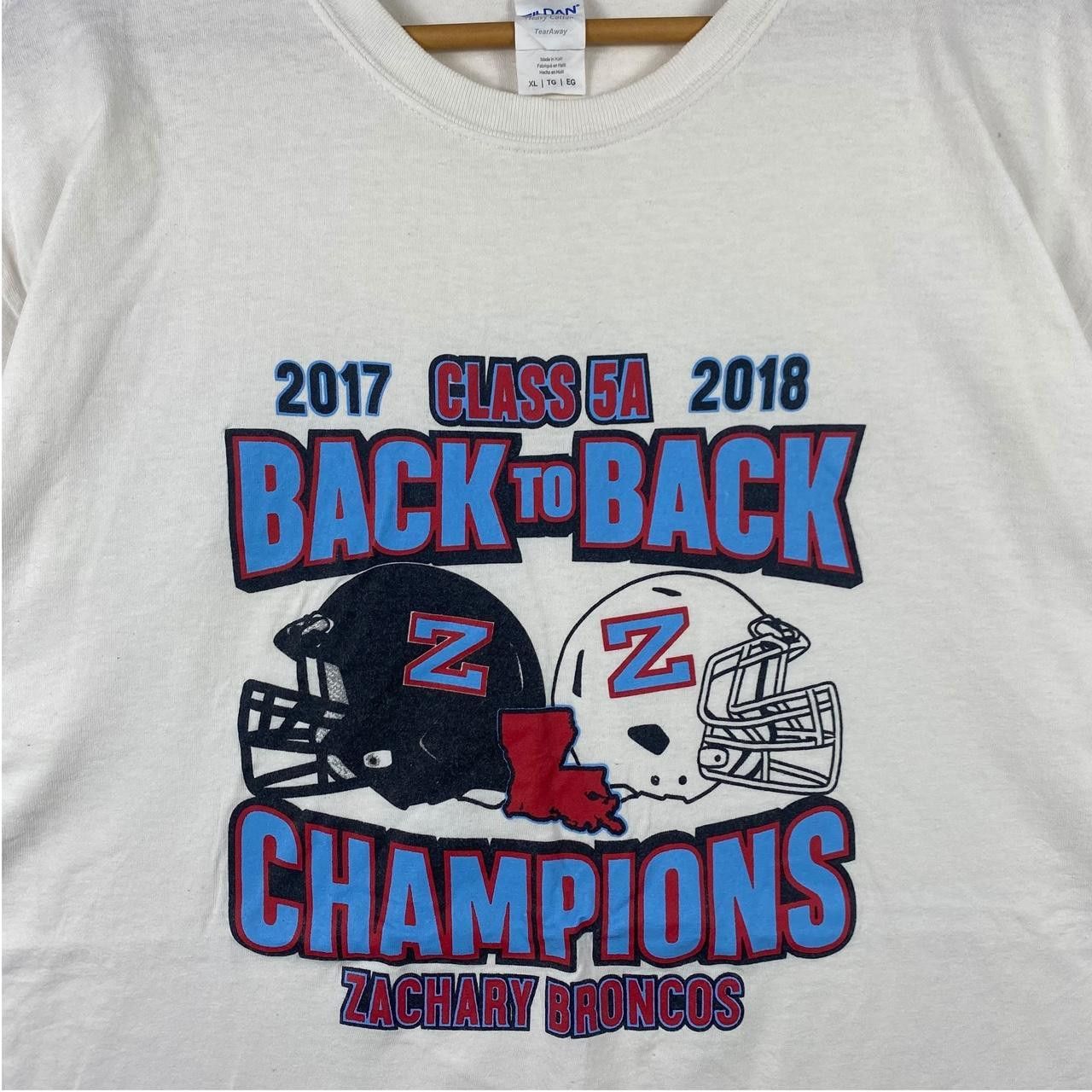 NFL NFL ZACHARY BRONCOS 2017 2018 Back To Champion Tee Shirt Size US XL / EU 56 / 4 - 3 Thumbnail