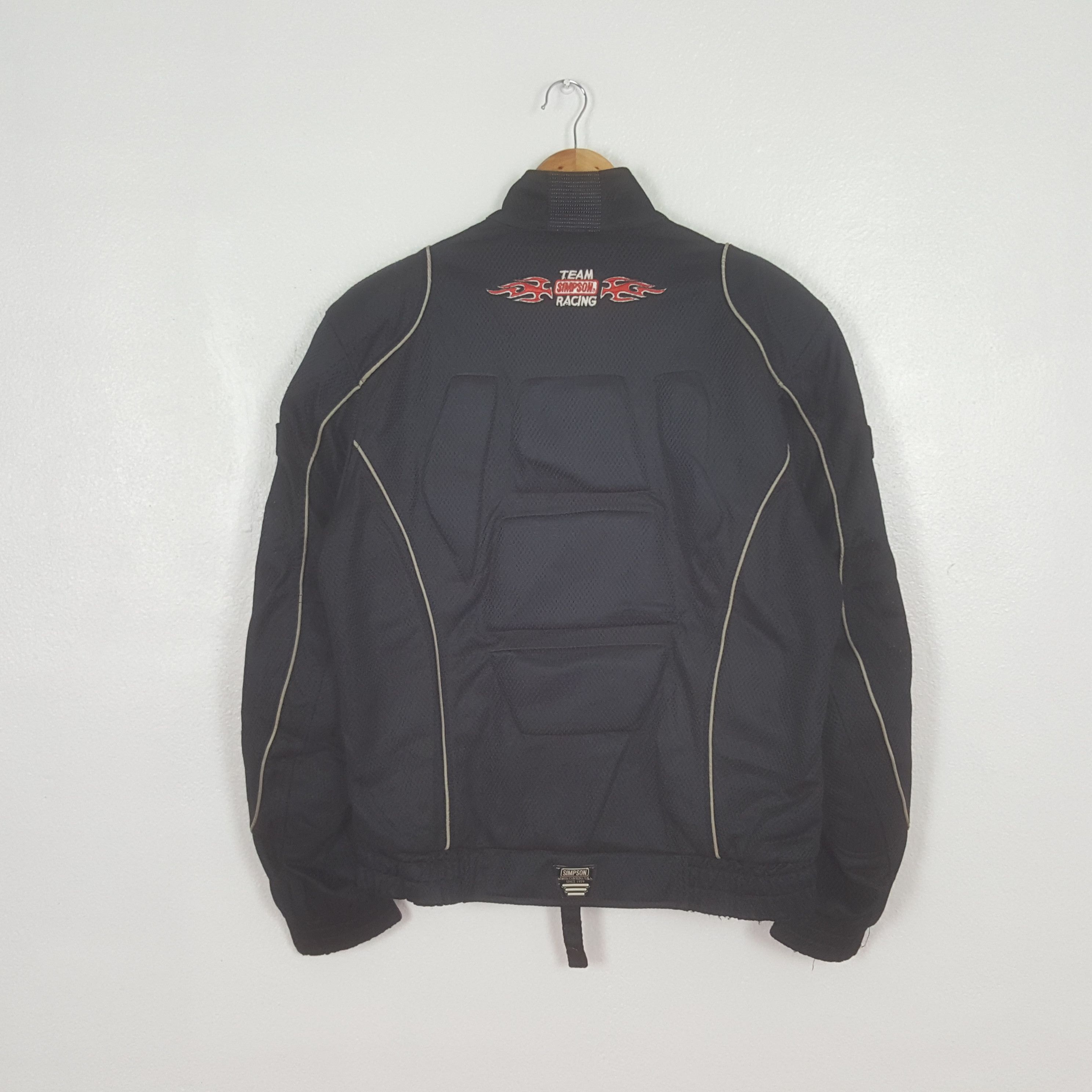 The Simpsons Vintage Simpson Racing Bikers Jacket C323N8 Size US S / EU 44-46 / 1 - 3 Thumbnail